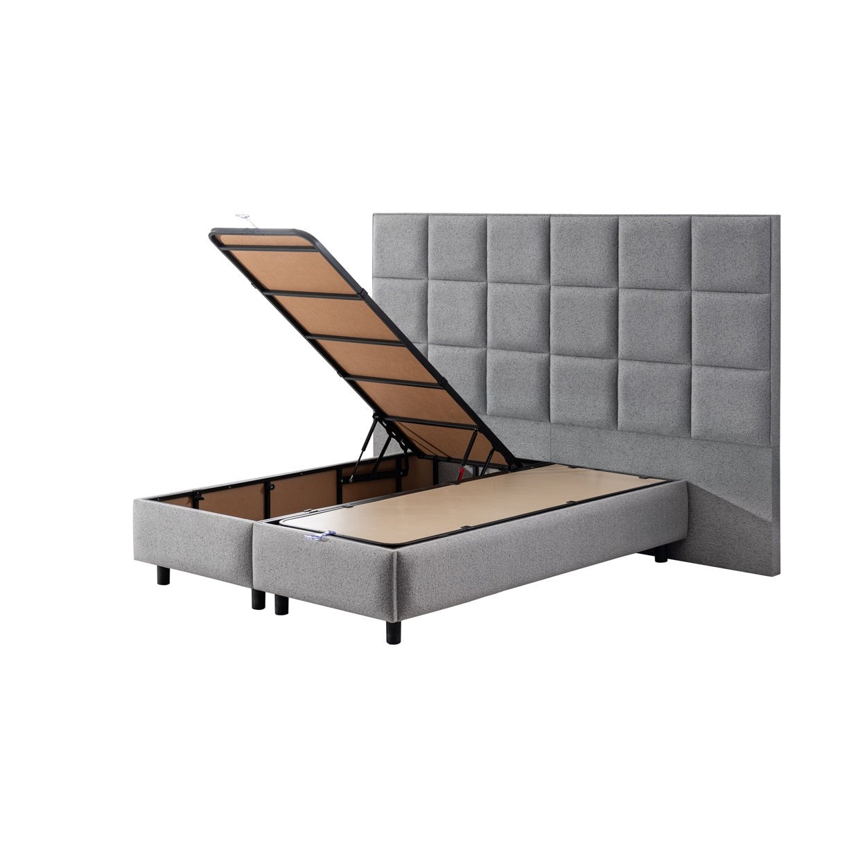 Boxspringbett  LİZBON mit Bettkasten inkl. Matratze & Aufbauservice