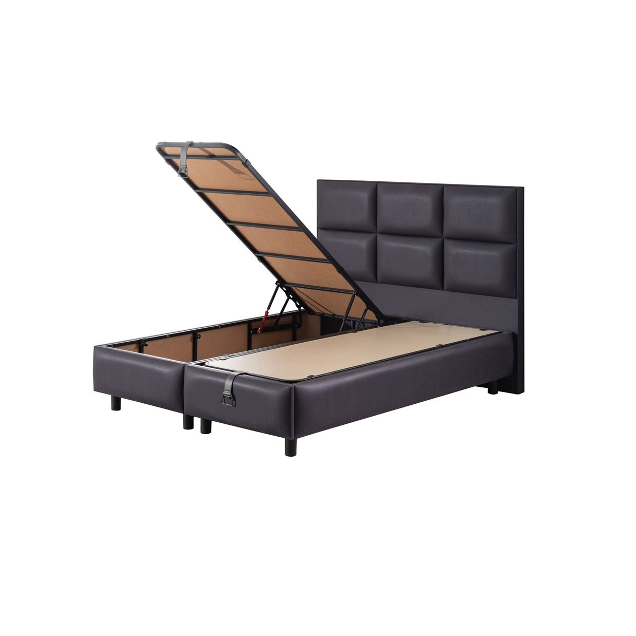 Boxspringbett WIEN mit Bettkasten inkl. Matratze