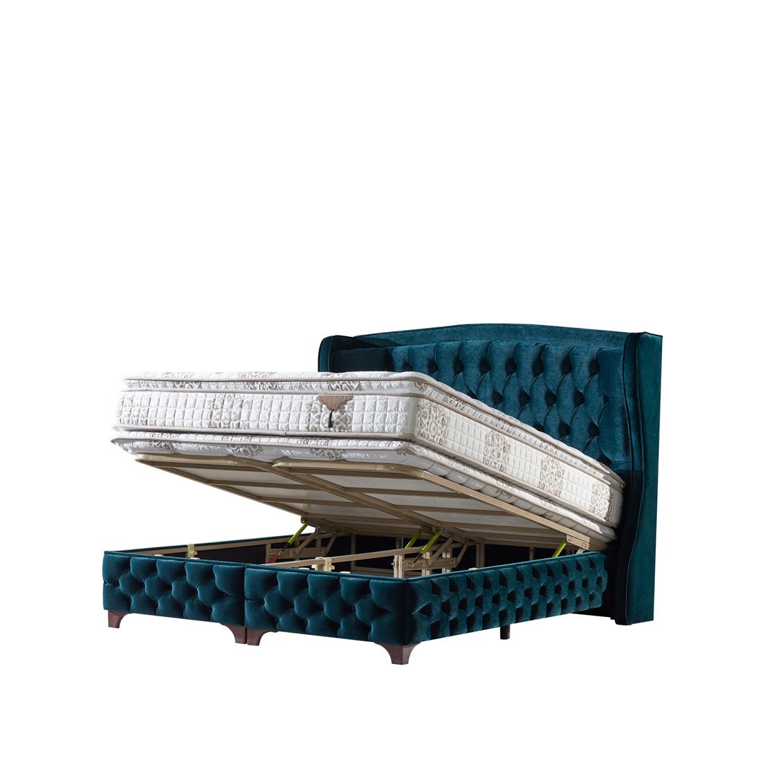 KUKA Boxspringbett mit Bettkasten inkl. Matratze