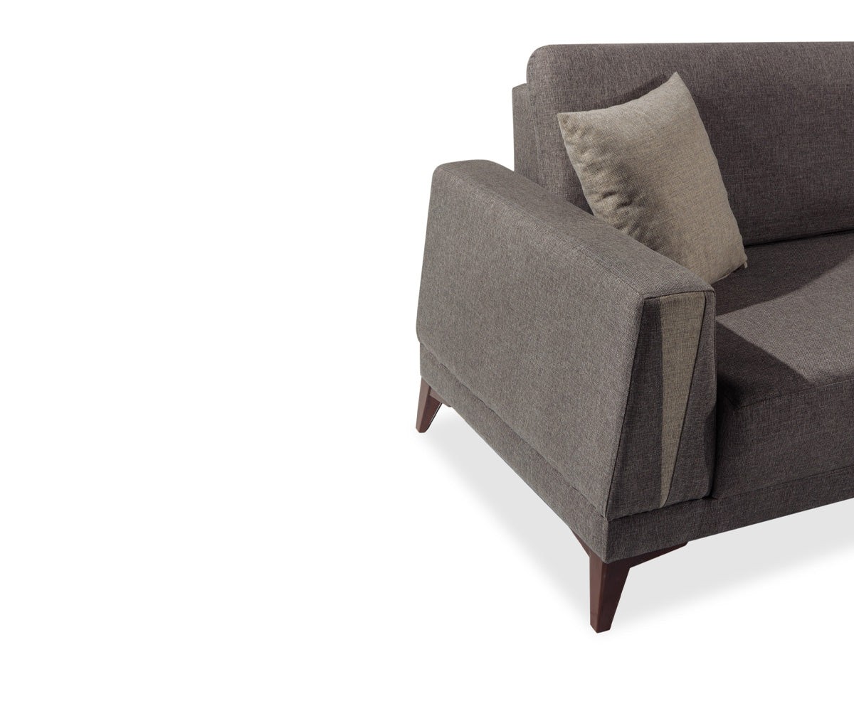 LILY  Polstergarnitur mit Bett Funktion und Bettkasten