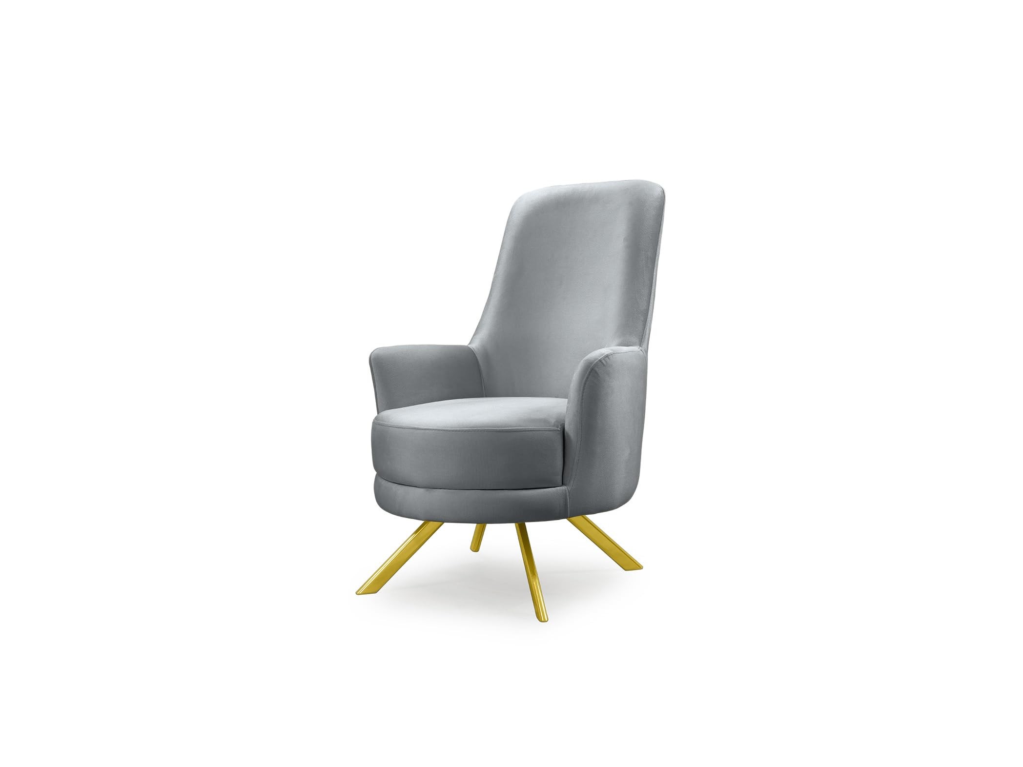 Bienne Furniture Couchgarnitur Harmonie 3-Sitzer+2-Sitzer+Sessel (Gold Farben, Grau)
