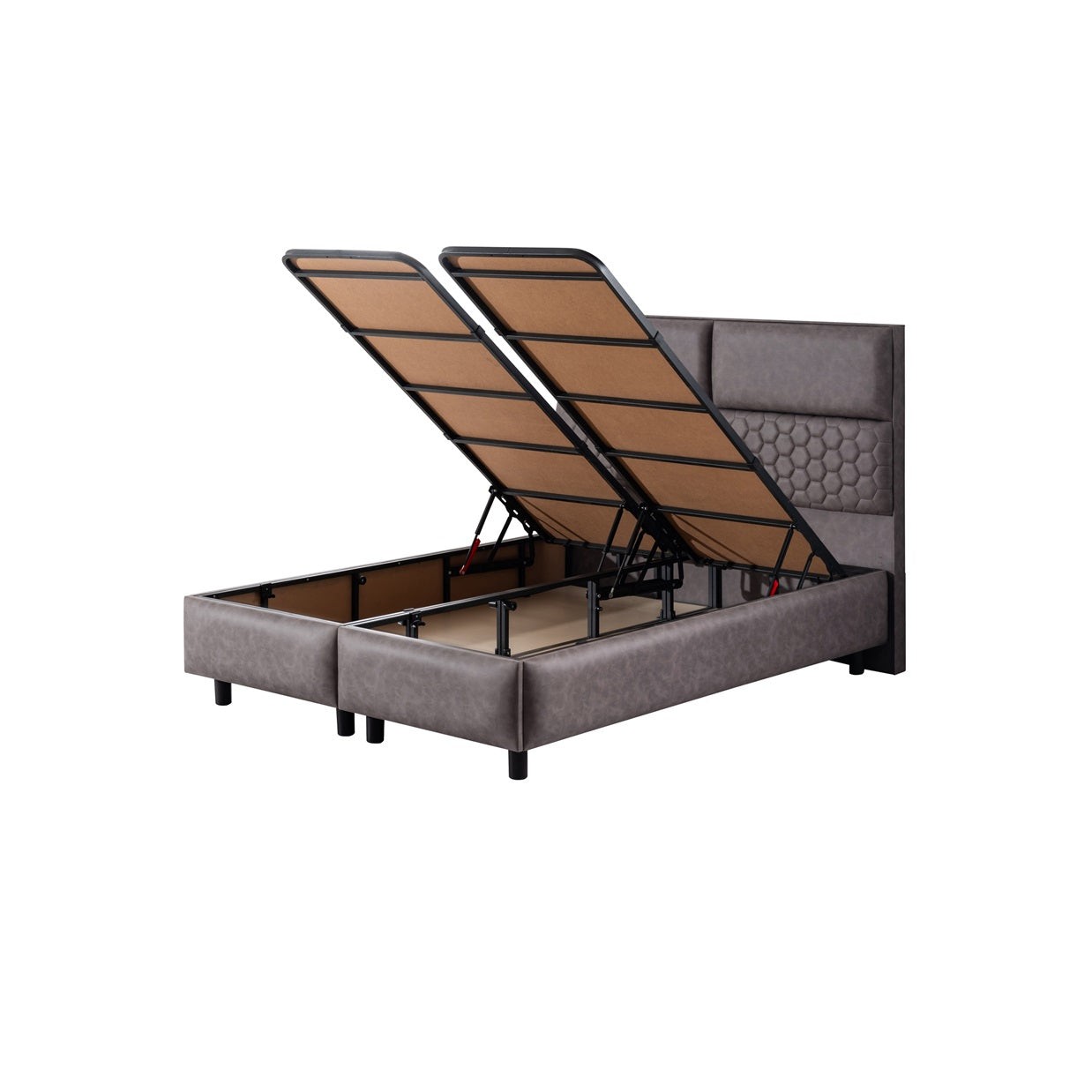 Boxspringbett  LONDRA mit Bettkasten inkl. Matratze