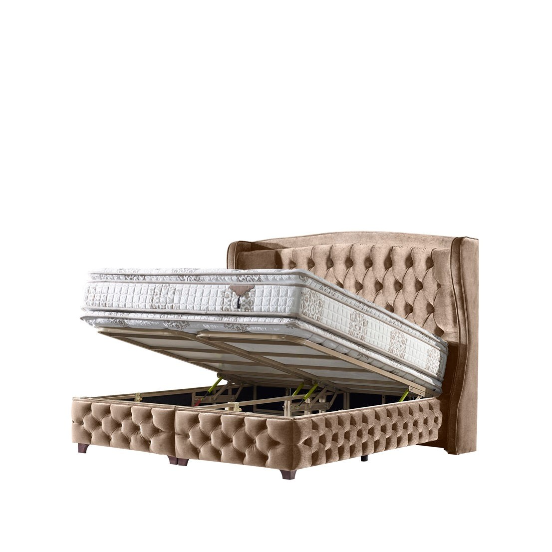 KUKA Boxspringbett mit Bettkasten inkl. Matratze