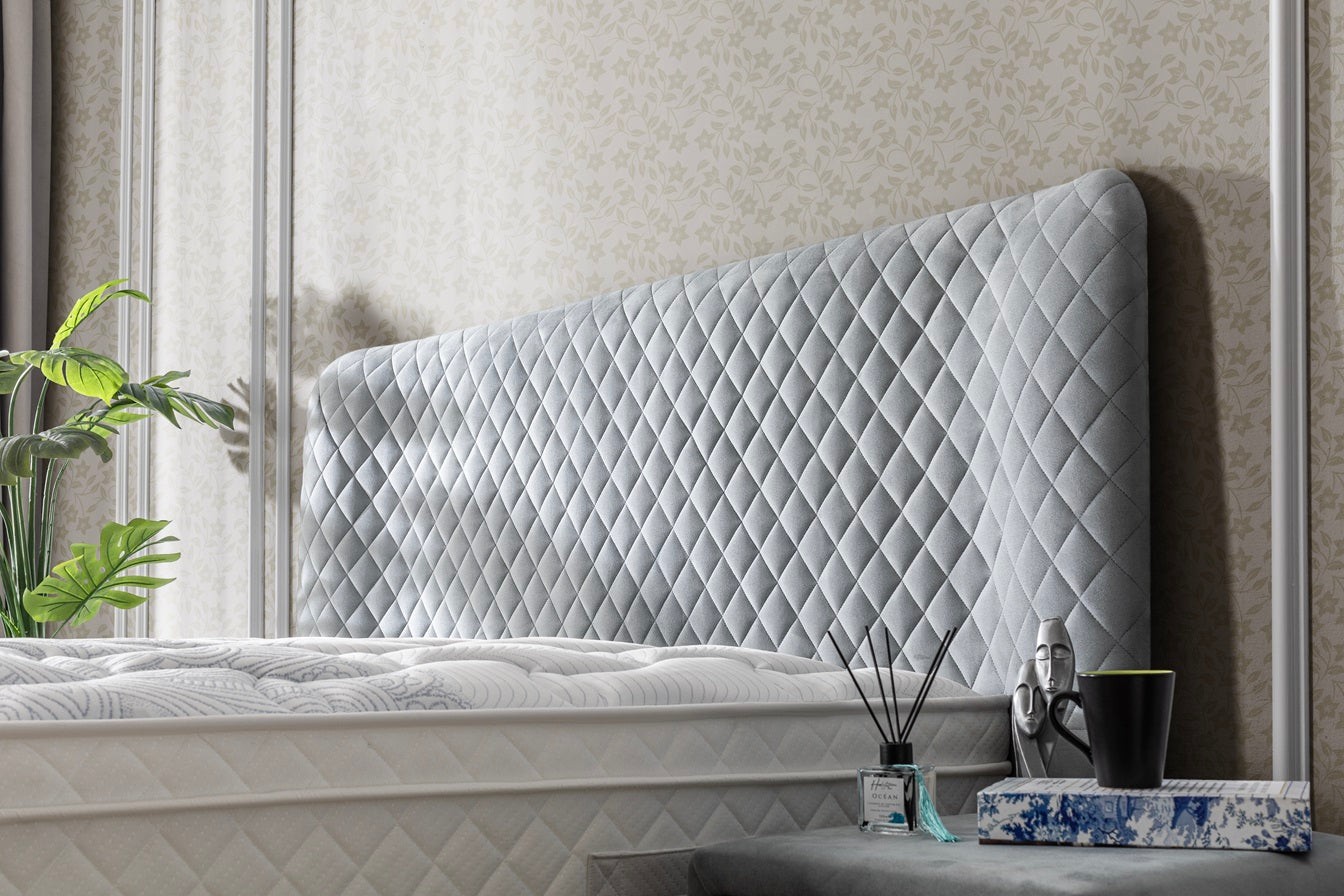 Boxspringbett LEEDS, mit Bettkasten inkl. Matratze