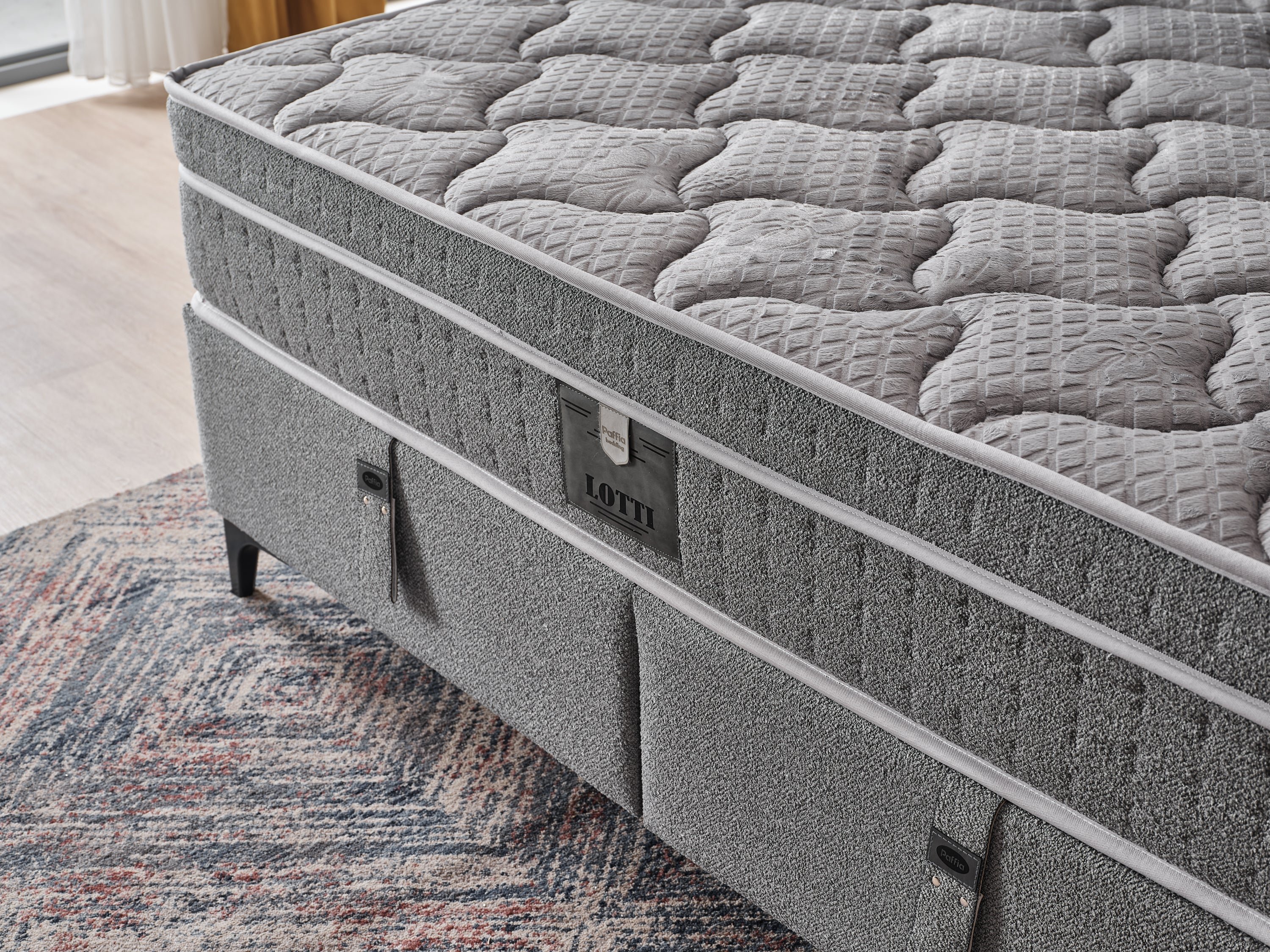 Boxspringbett  LOTTİ, mit Bettkasten inkl. Matratze