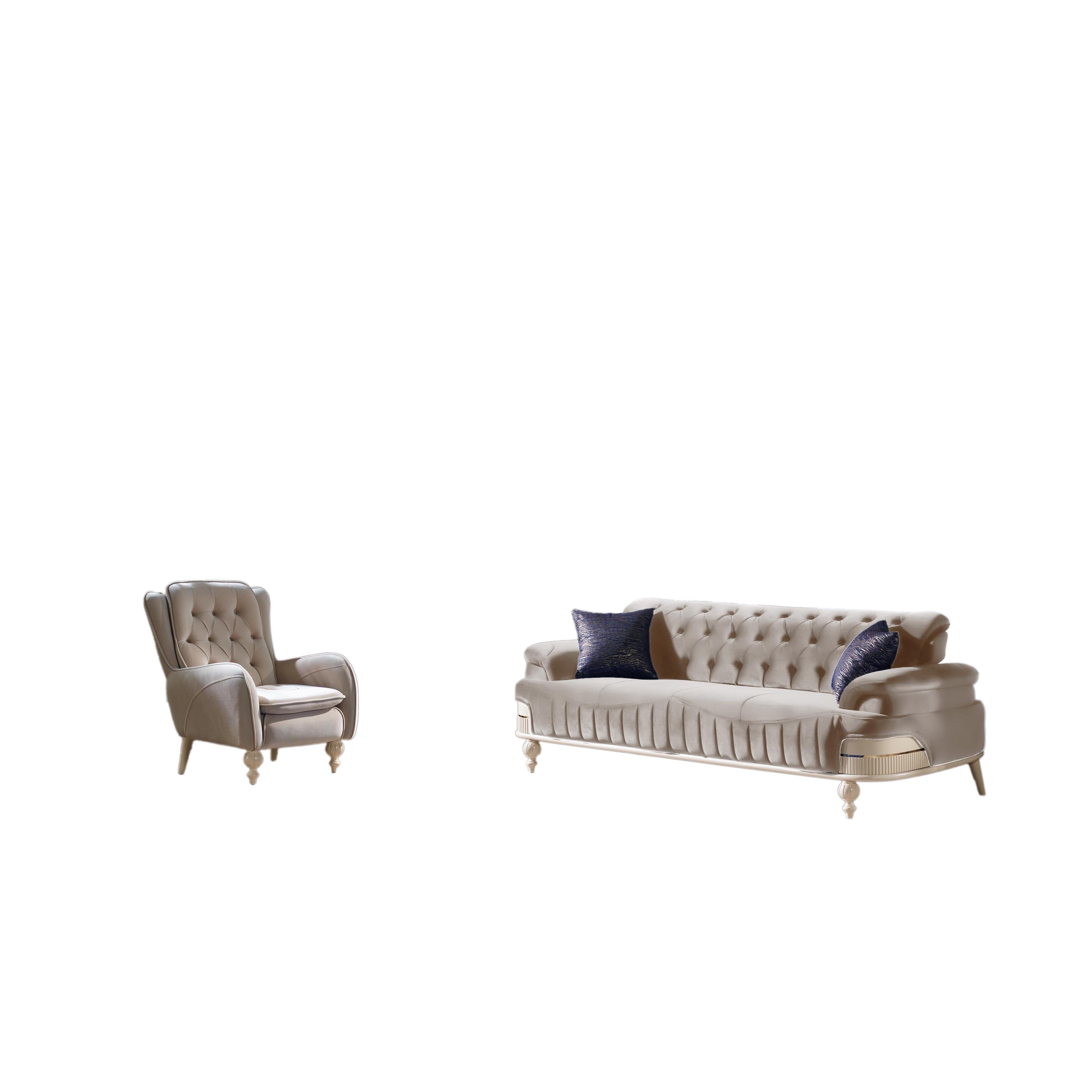 Couchgarnitur Polstergarnitur BEST 3 Sitzer mit Bettfunktion