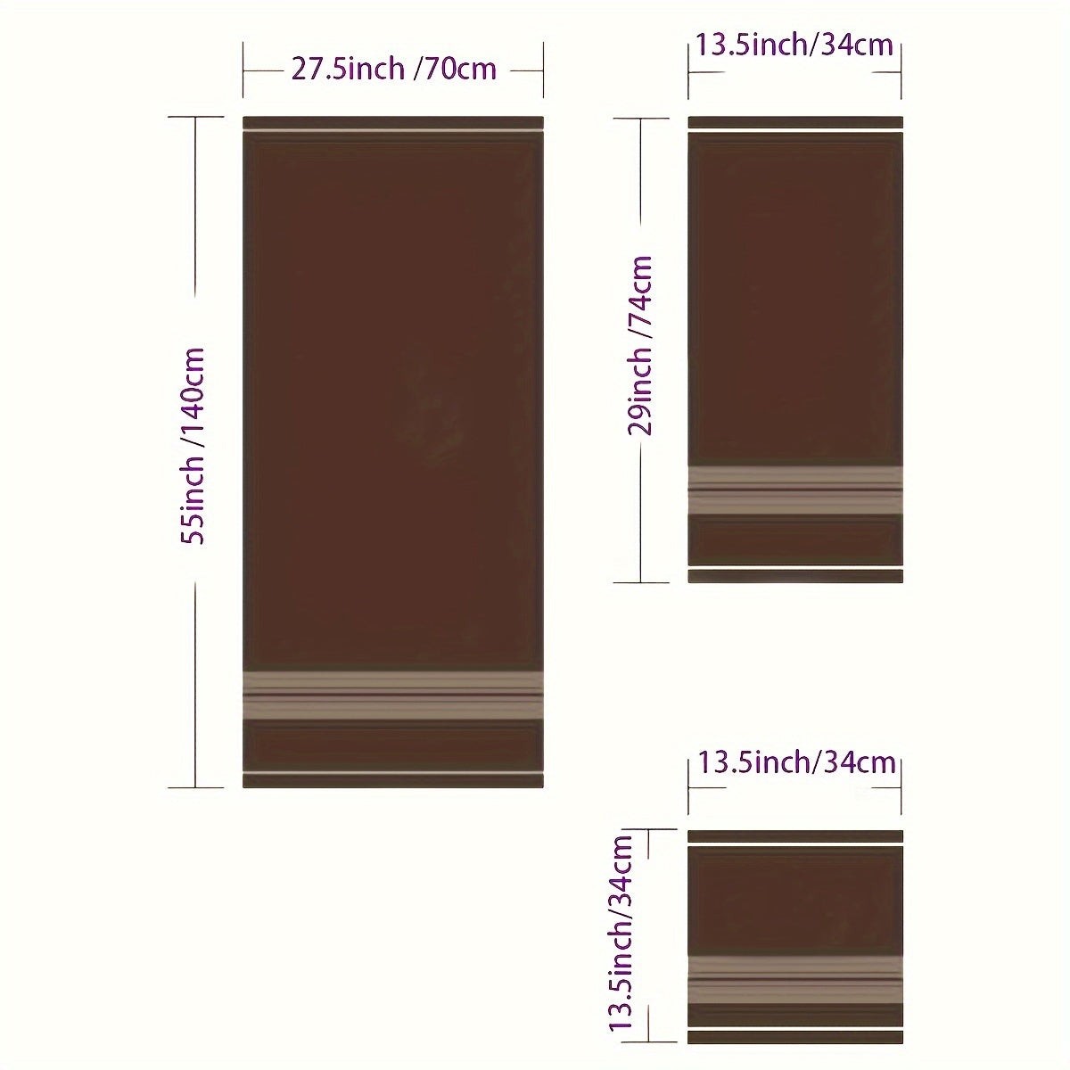 6er-Set Handtücher und Badetücher, Hochwertiges Hotelhandtuch-Set, 2 quadratische Handtücher, 2 Handtücher, 2 Badetücher, weich und hautfreundlich, sehr saugfähig