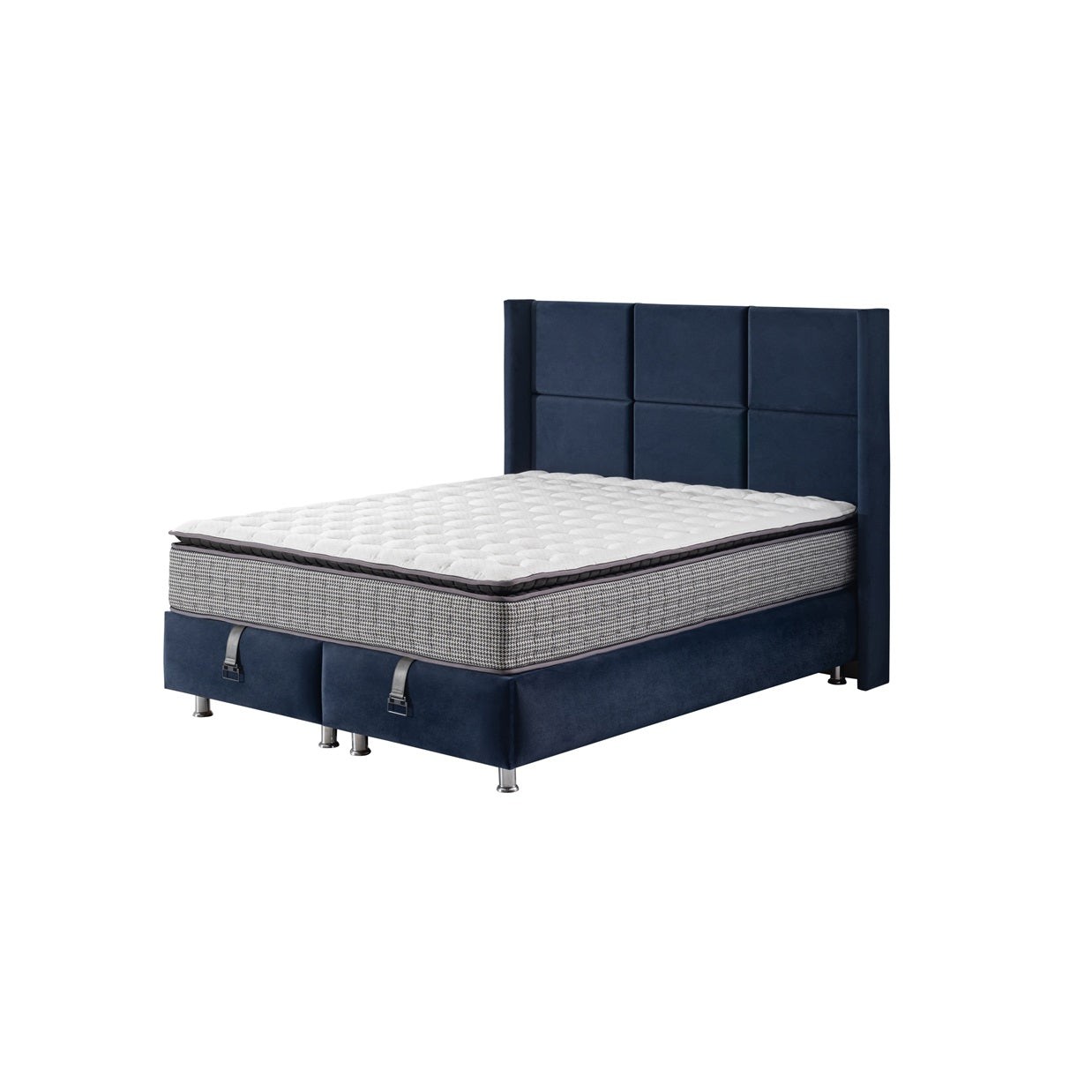Boxspringbett MİLAN mit Bettkasten inkl. Matratze