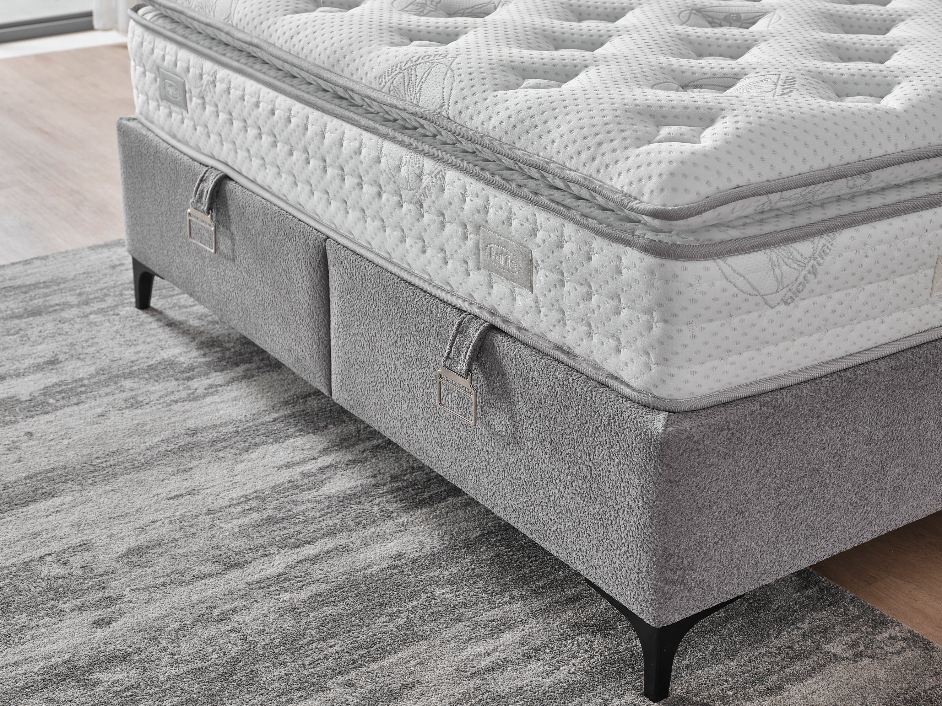 Boxspringbett ARES mit Bettkasten inkl. Matratze