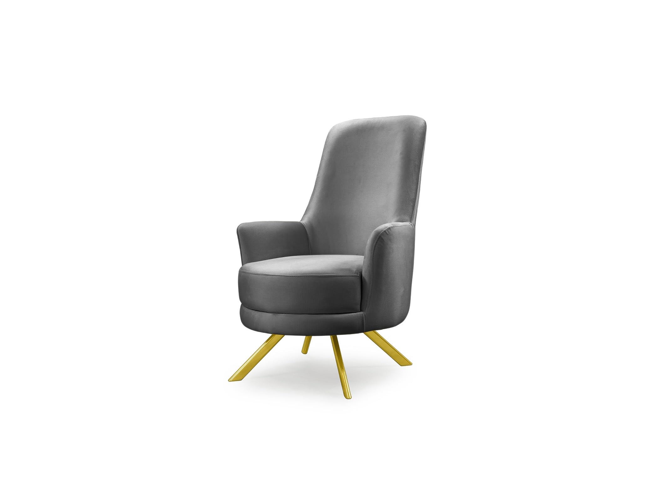 Bienne Furniture Couchgarnitur Harmonie 3-Sitzer+2-Sitzer+Sessel (Gold Farben, Anthrazit)
