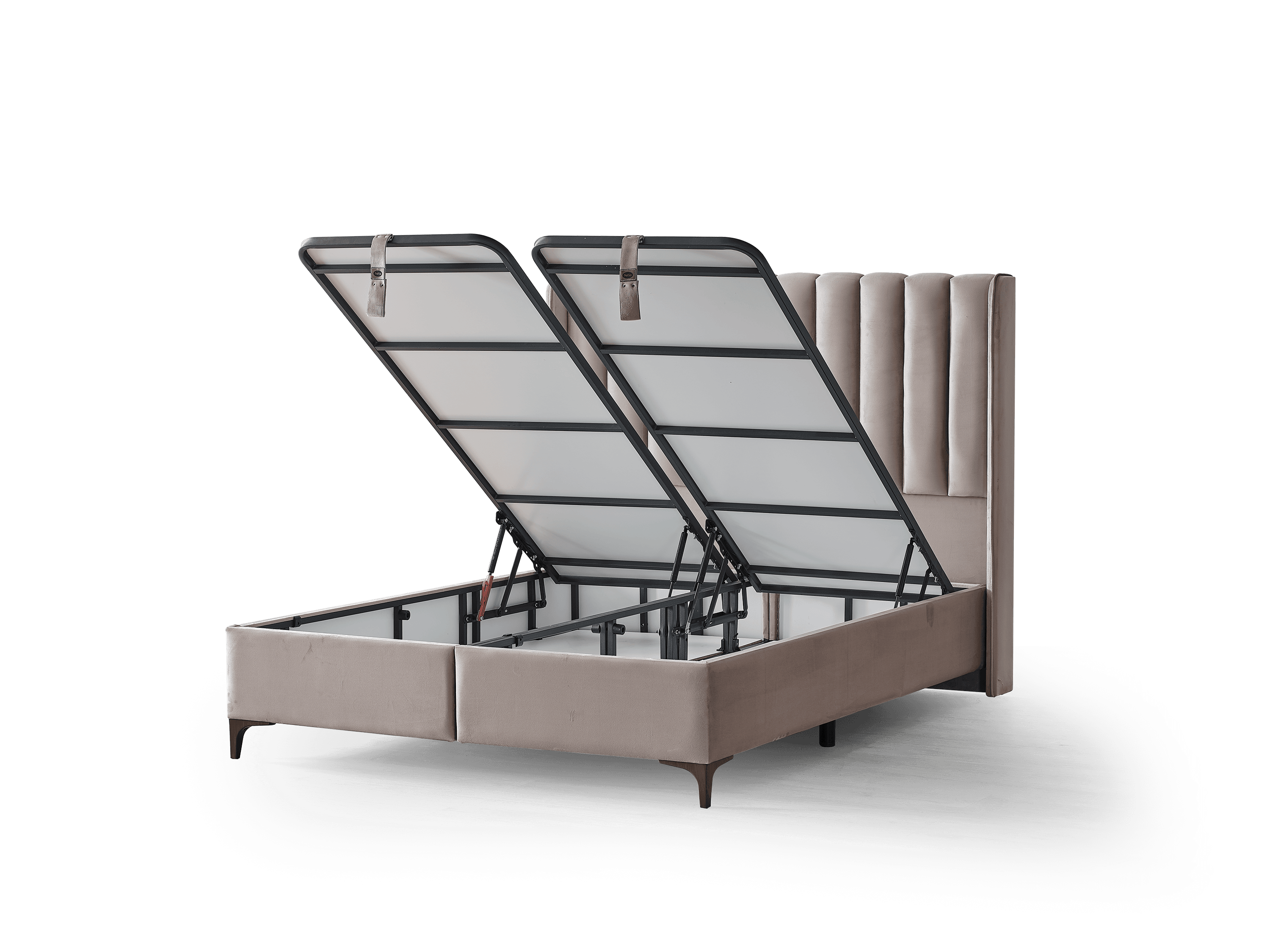 Boxspringbett NOTTE-ARMA , mit Bettkasten inkl. Matratze