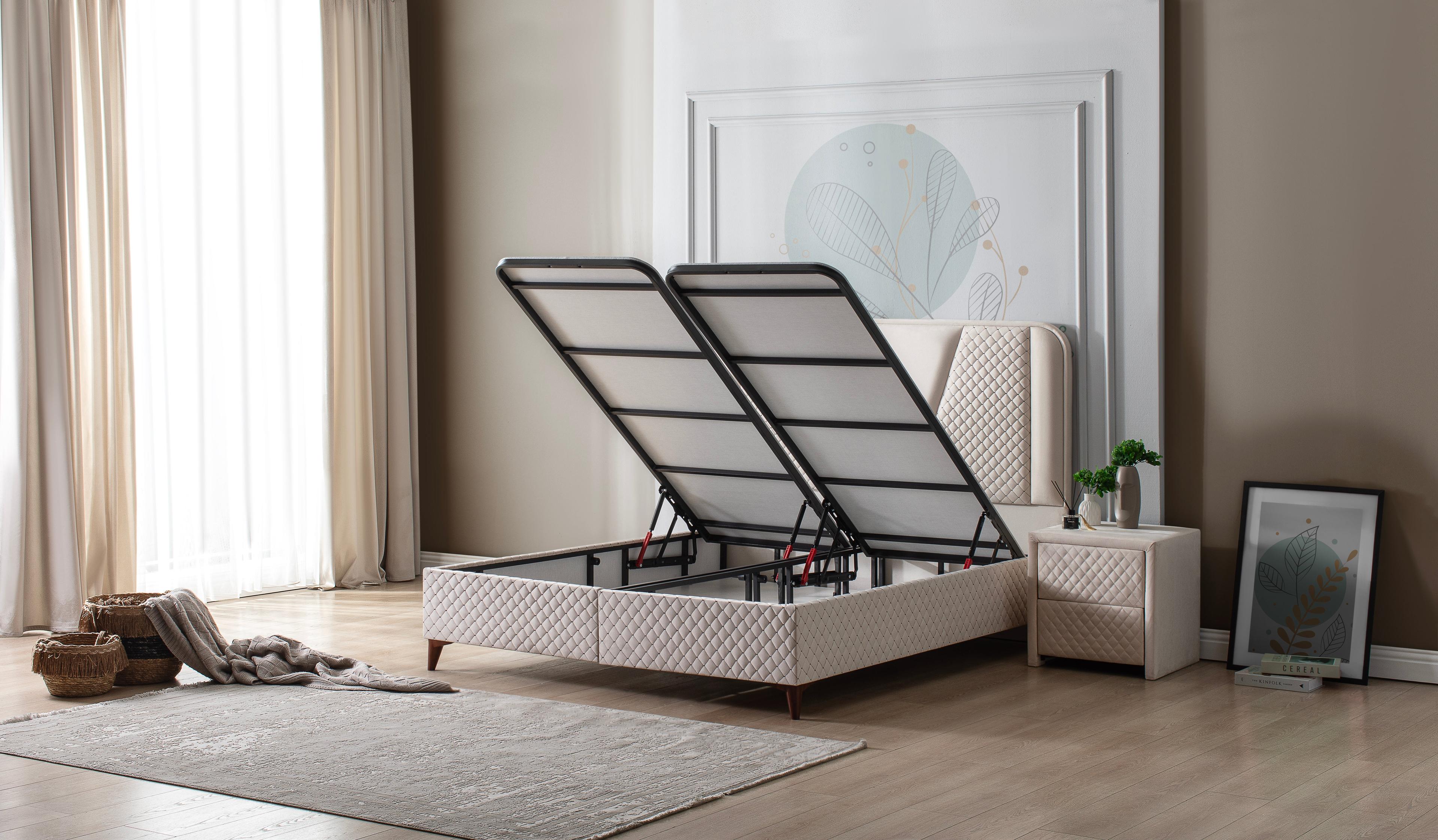 Bedding Boxspringbett  RELAX, mit Bettkasten inkl. Matratze & Aufbauservice