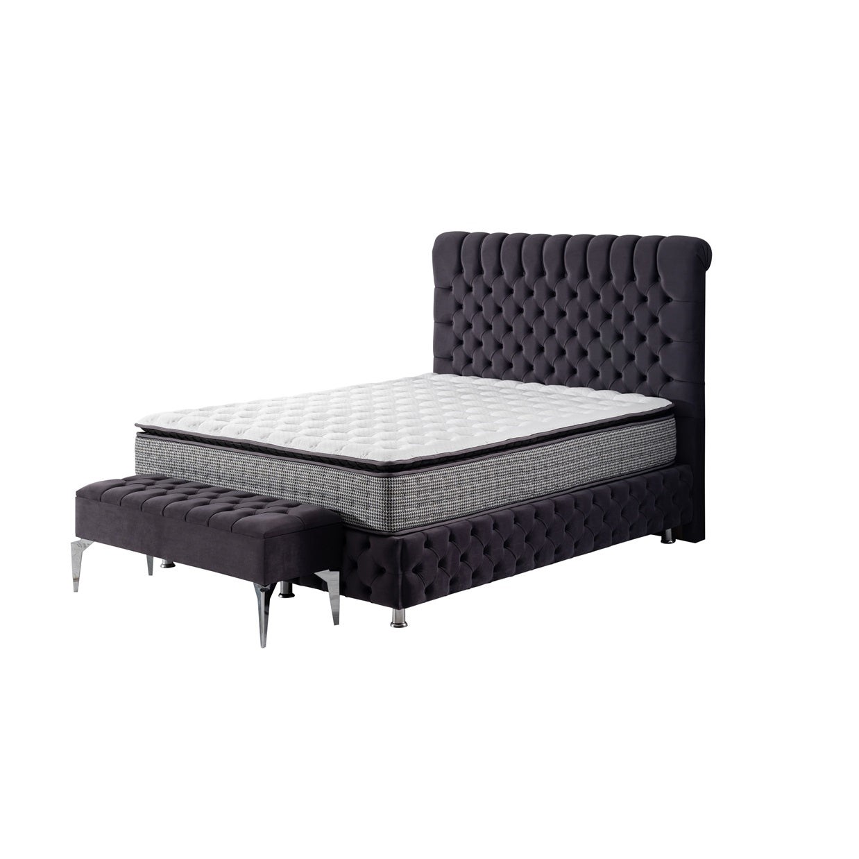 Boxspringbett  ROMA mit Bettkasten inkl. Matratze