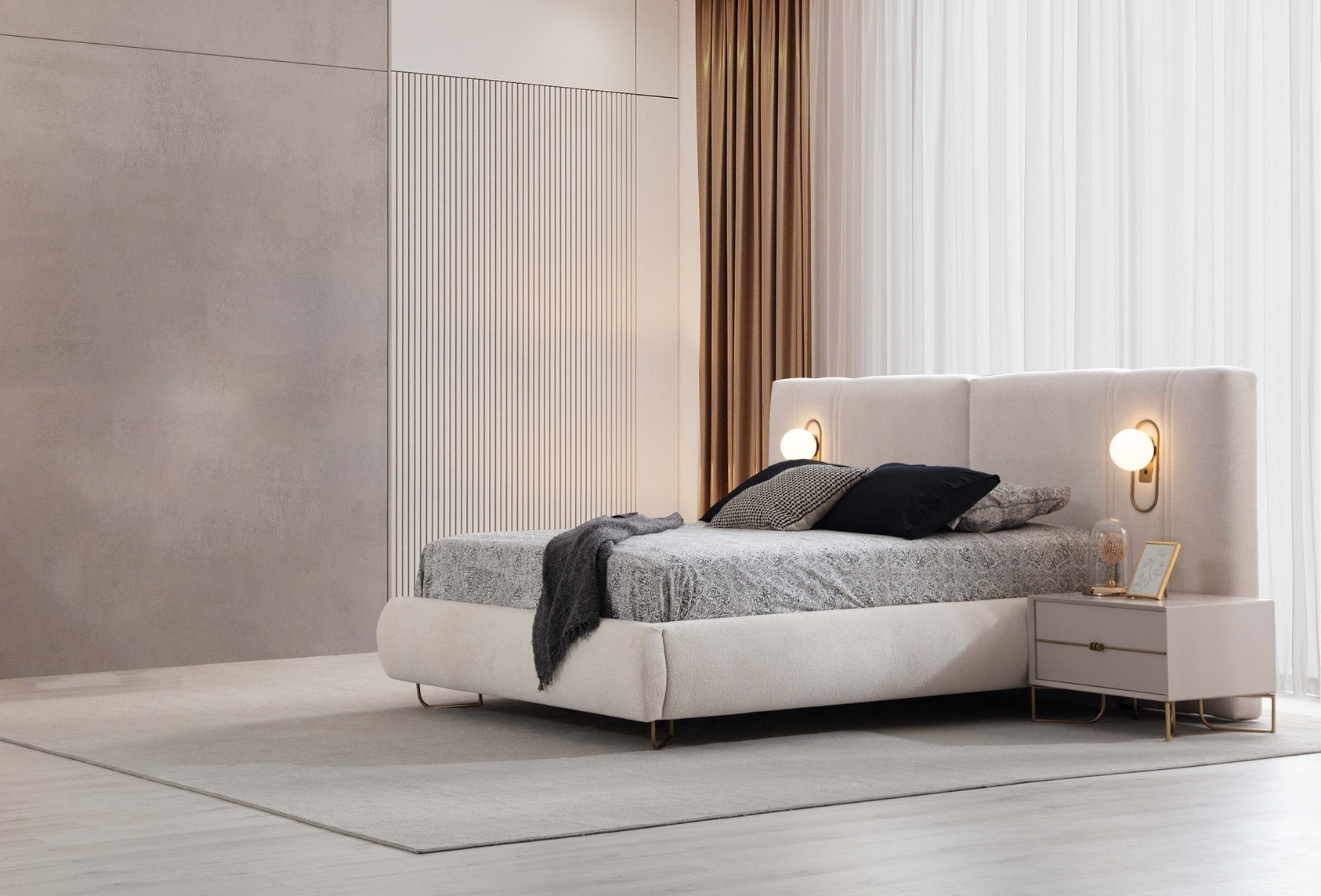 ESTELLA Boxspringbett mit Bettkasten inkl. Matratze