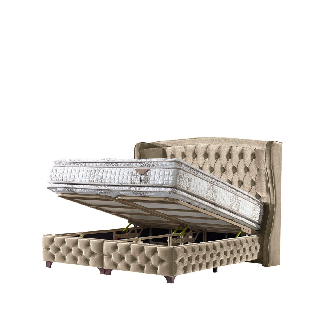KUKA Boxspringbett mit Bettkasten inkl. Matratze