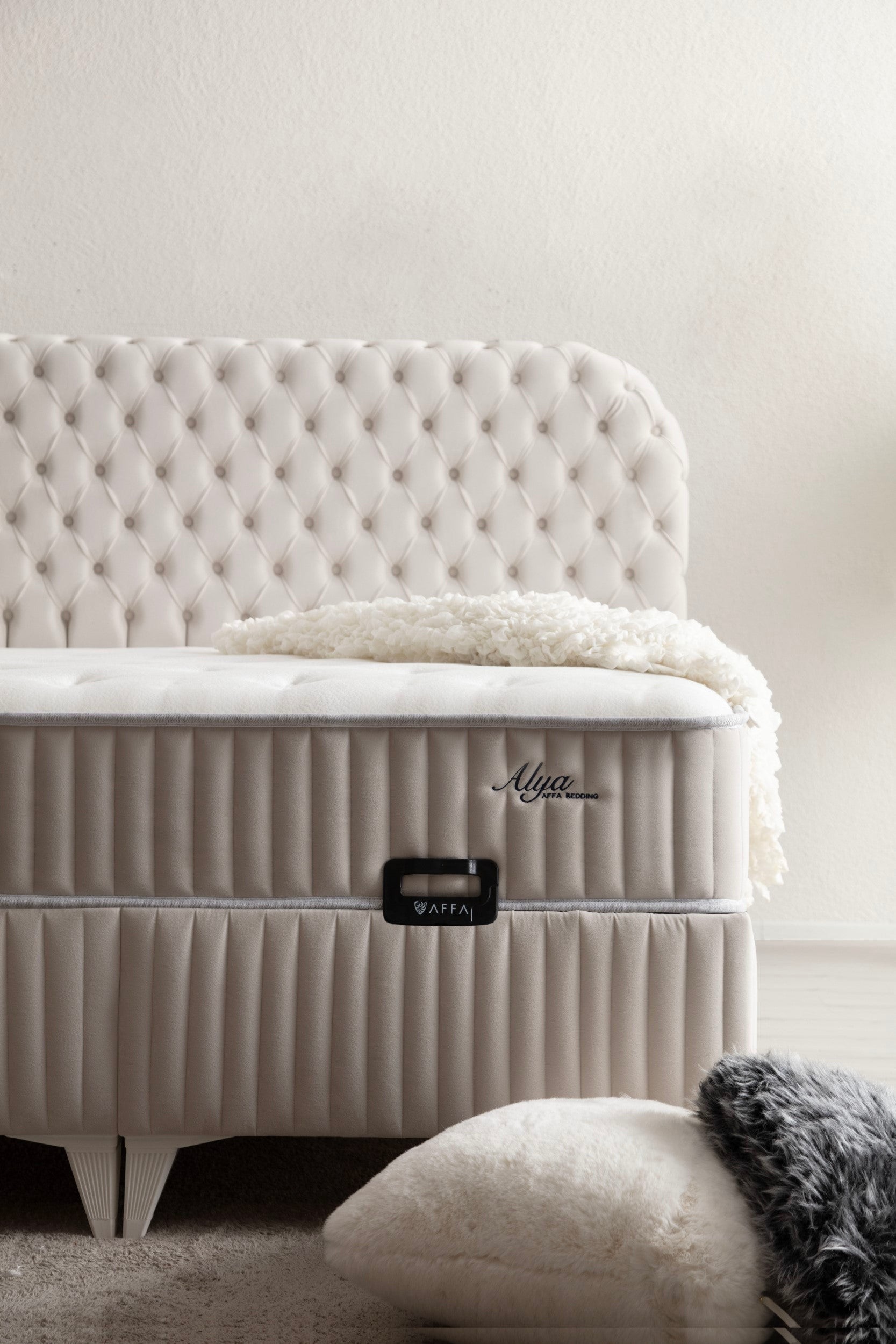 ALYA Boxspringbett mit Bettkasten inklusive Bett und Aufbauservice