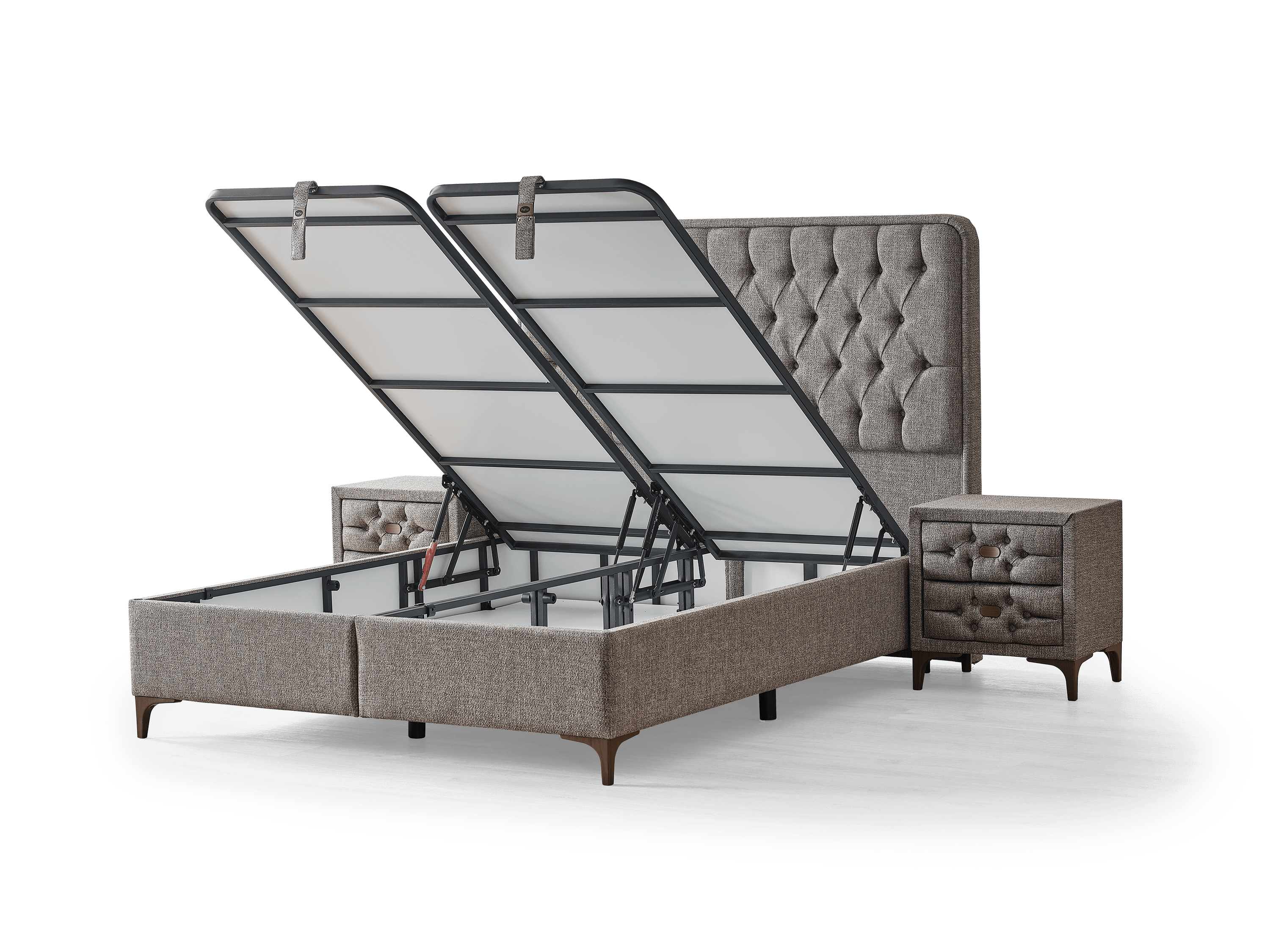 Boxspringbett  LOFT , mit Bettkasten inkl. Matratze
