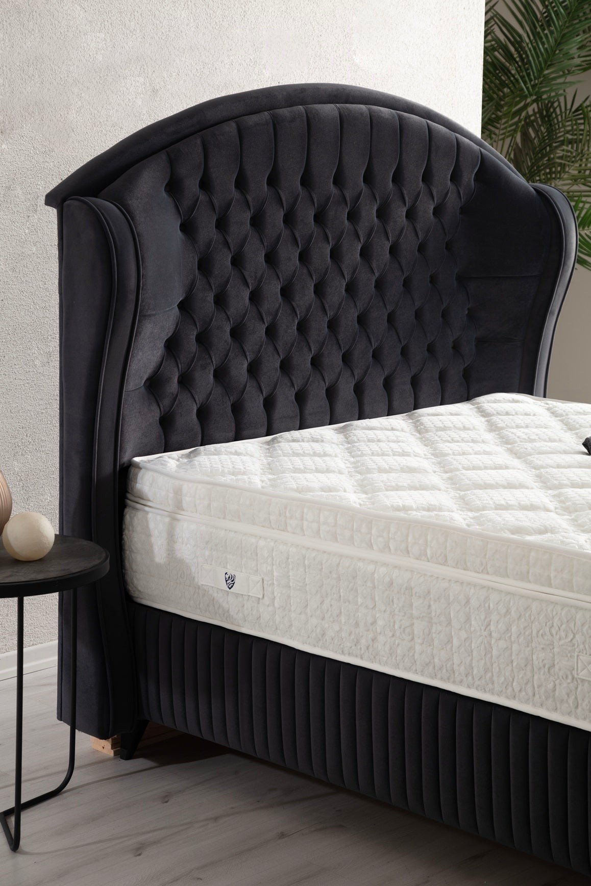 VELLNESSİ Boxspringbett mit Bettkasten inklusive Matratze