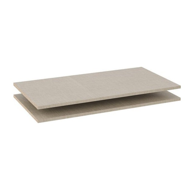 Einlegeboden Zubehör für -Schwebetürenschränke 2er-Set Breite 85 cm, Tiefe 45 cm