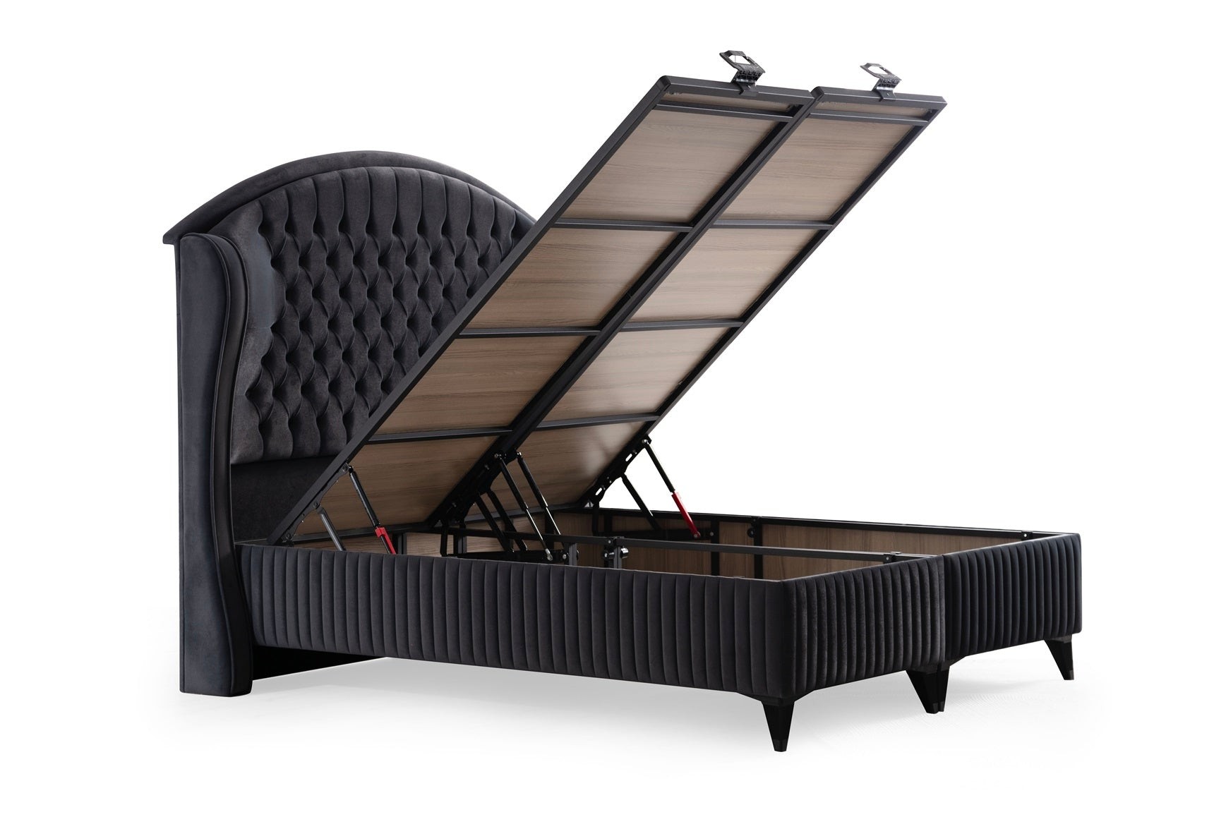 VELLNESSİ Boxspringbett mit Bettkasten inklusive Matratze