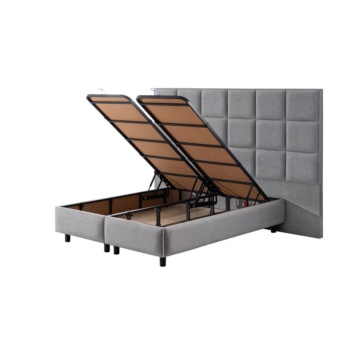 Boxspringbett  LİZBON mit Bettkasten inkl. Matratze & Aufbauservice
