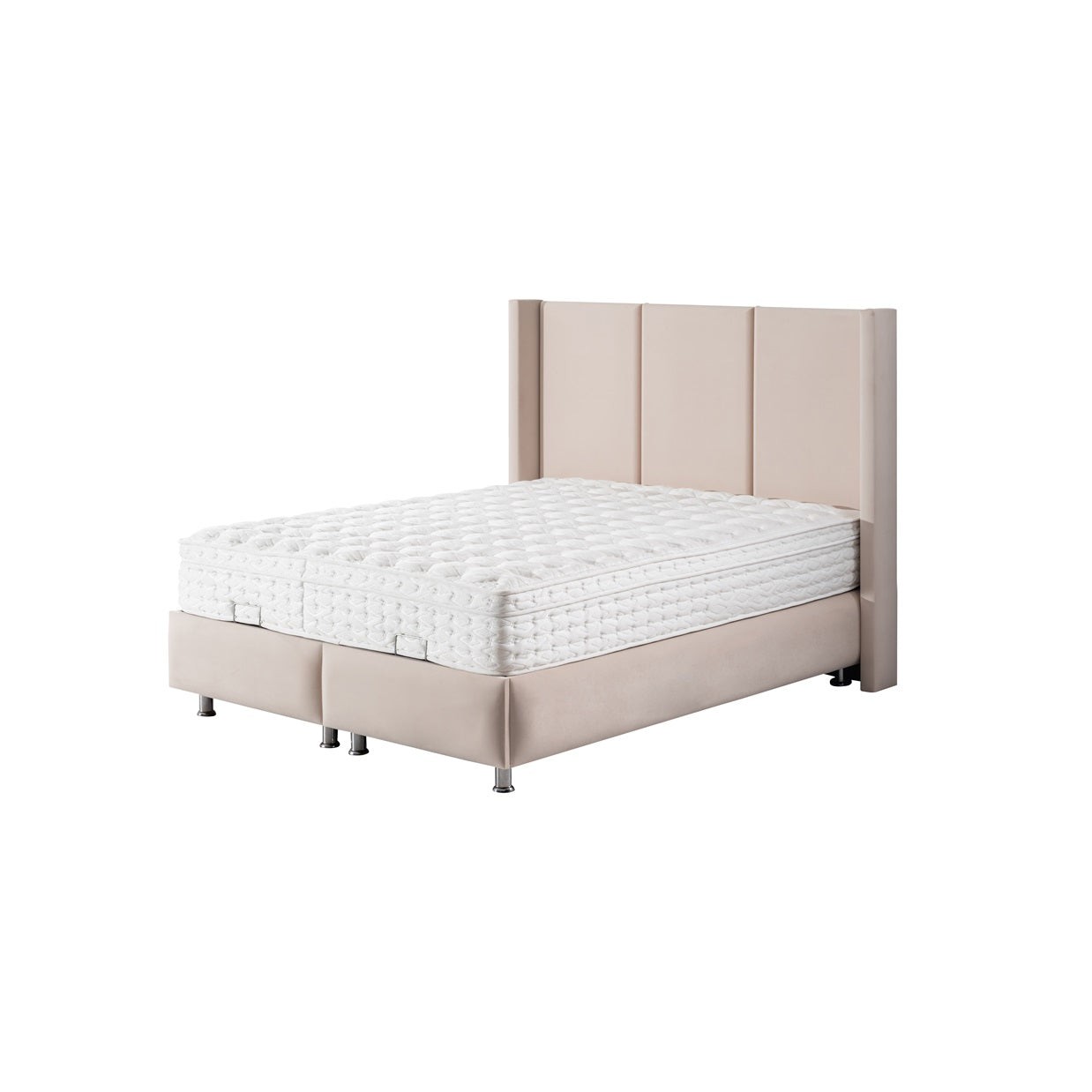Boxspringbett PARİS mit Bettkasten inkl. Matratze