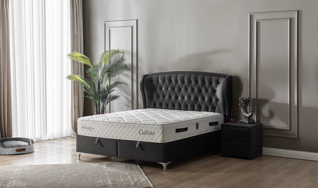 Boxspringbett CALİSTO , mit Bettkasten inkl. Matratze