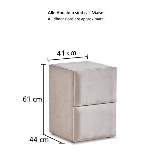 Abc bedding Boxspringbett OPERA, mit Bettkasten inkl. Matratze & Aufbauservice