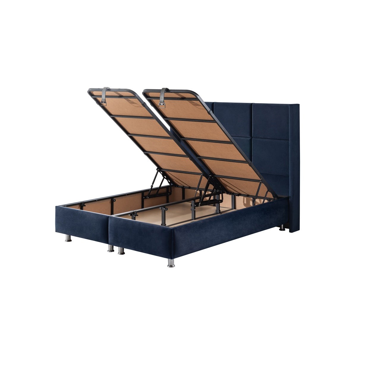 Boxspringbett MİLAN mit Bettkasten inkl. Matratze