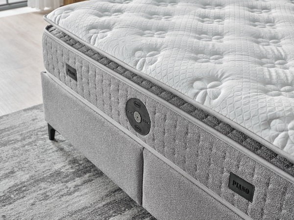 Boxspringbett PİANO, mit Bettkasten inkl. Matratze