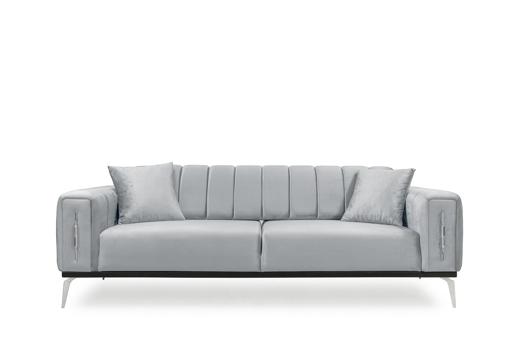Couch 3-Sitzer IRON in verschiede Farben & Fußfarben