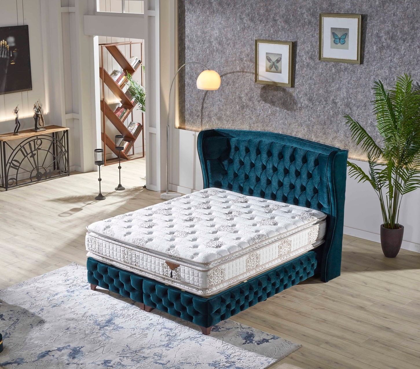 KUKA Boxspringbett mit Bettkasten inkl. Matratze