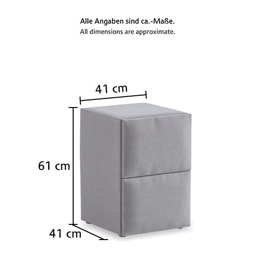 Boxspringbett Polsterbett Hamilton mit Stauraumkasten inkl. Matratze & Montage