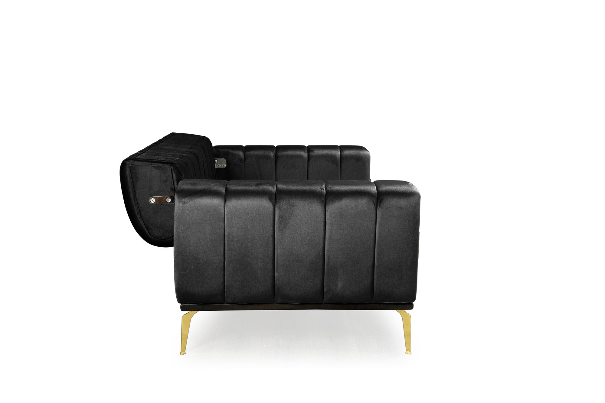Couch 3-Sitzer IRON in verschiede Farben & Fußfarben