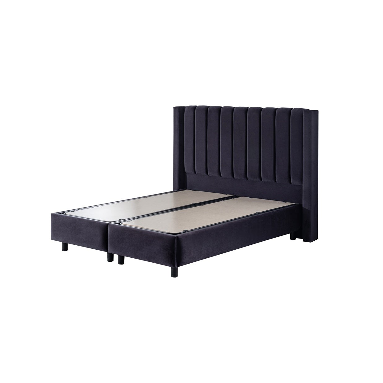 Boxspringbett OSLO mit Bettkasten inkl. Matratze
