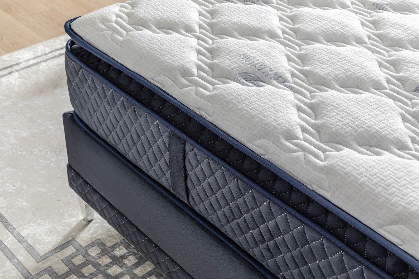 Boxspringbett MİLANO, mit Bettkasten inkl. Matratze