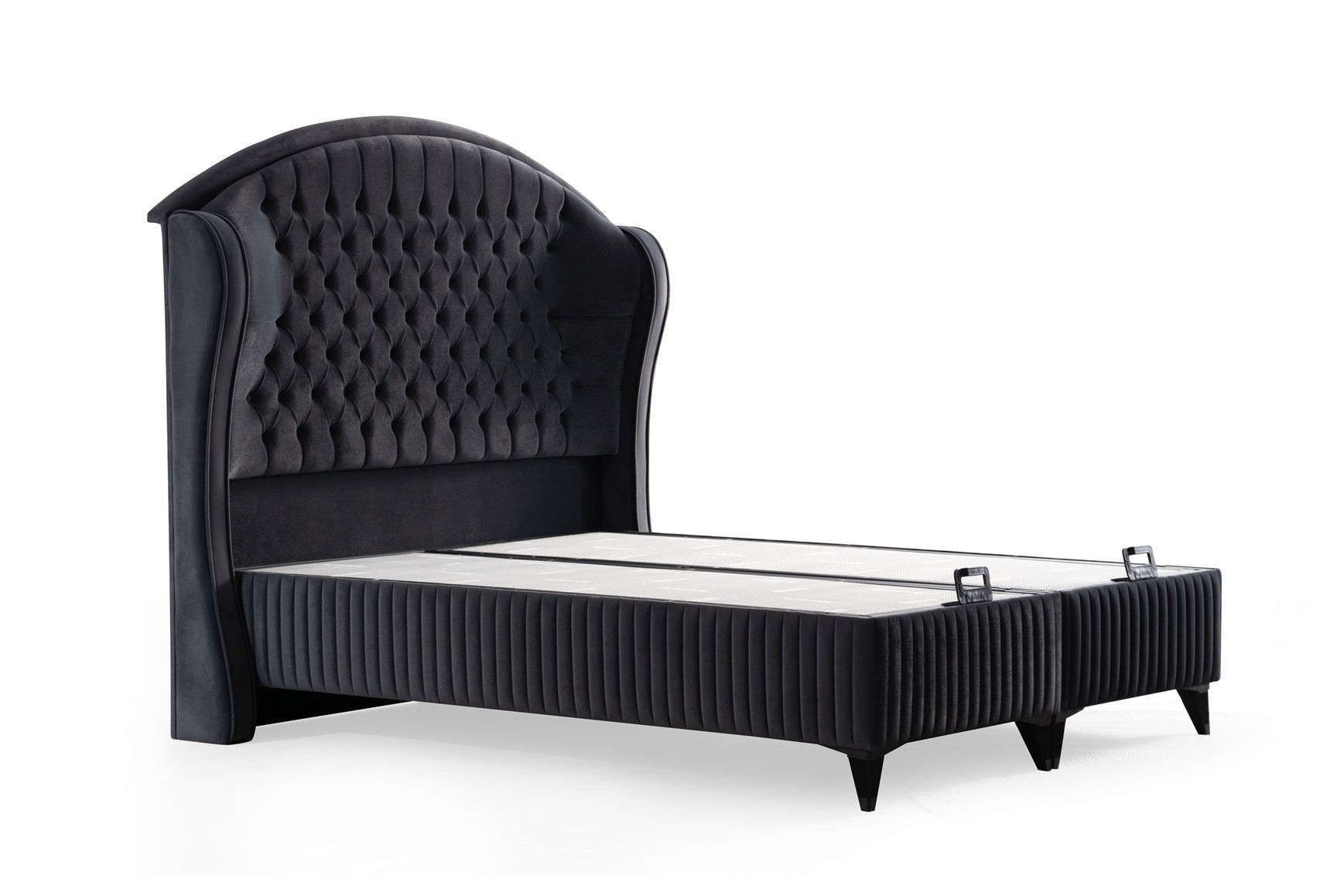 VELLNESSİ Boxspringbett mit Bettkasten inklusive Matratze