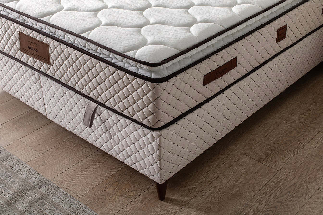 Bedding Boxspringbett  RELAX, mit Bettkasten inkl. Matratze & Aufbauservice