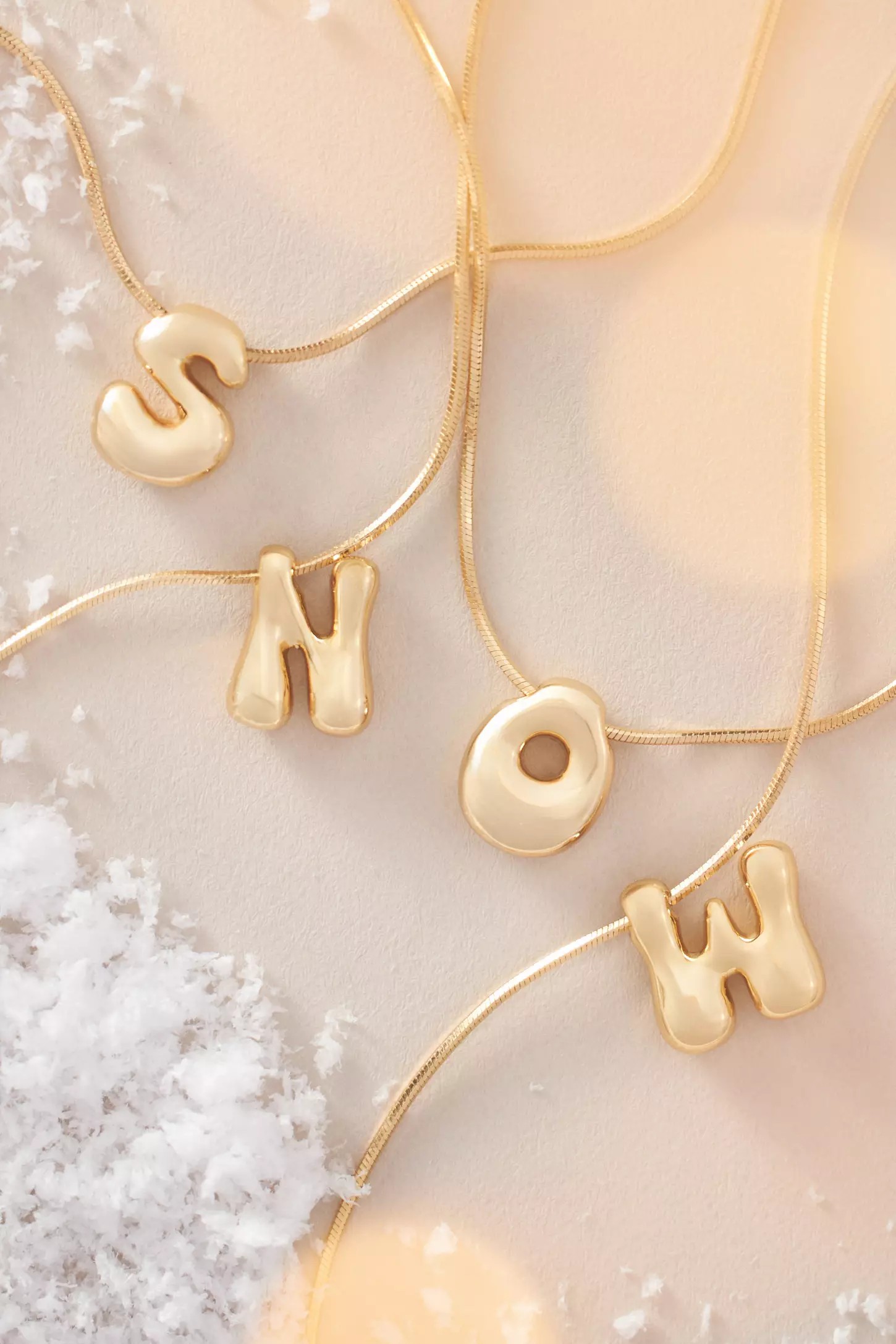 Mini Balon Harf Monogram Kolye