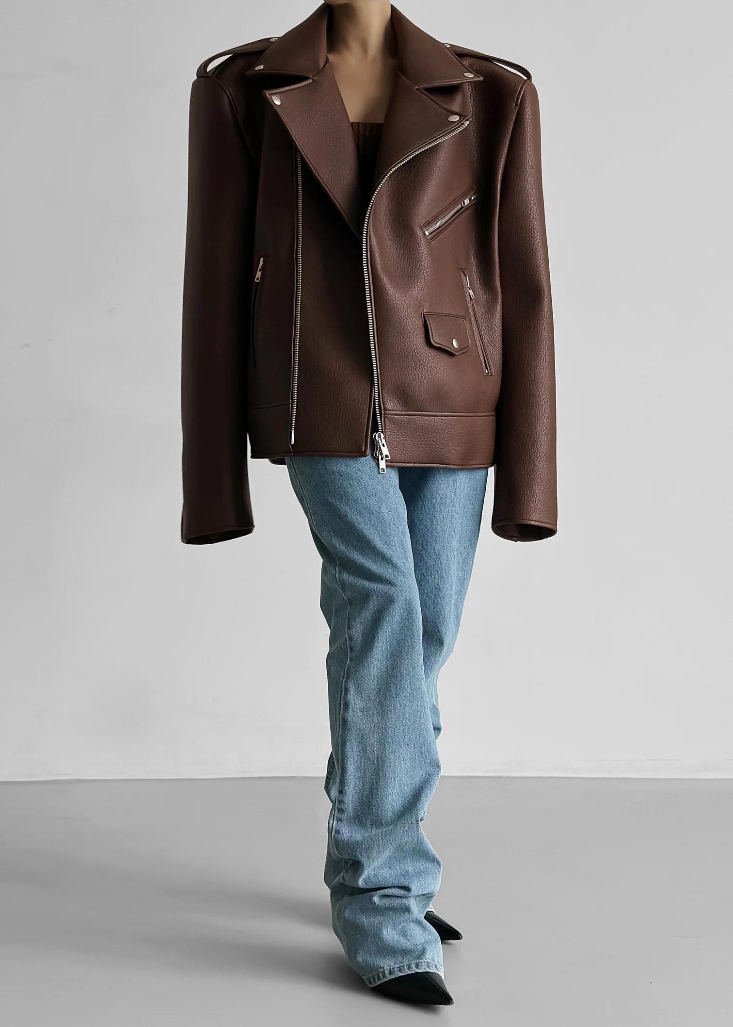 Chicago Oversized Biker Ceket