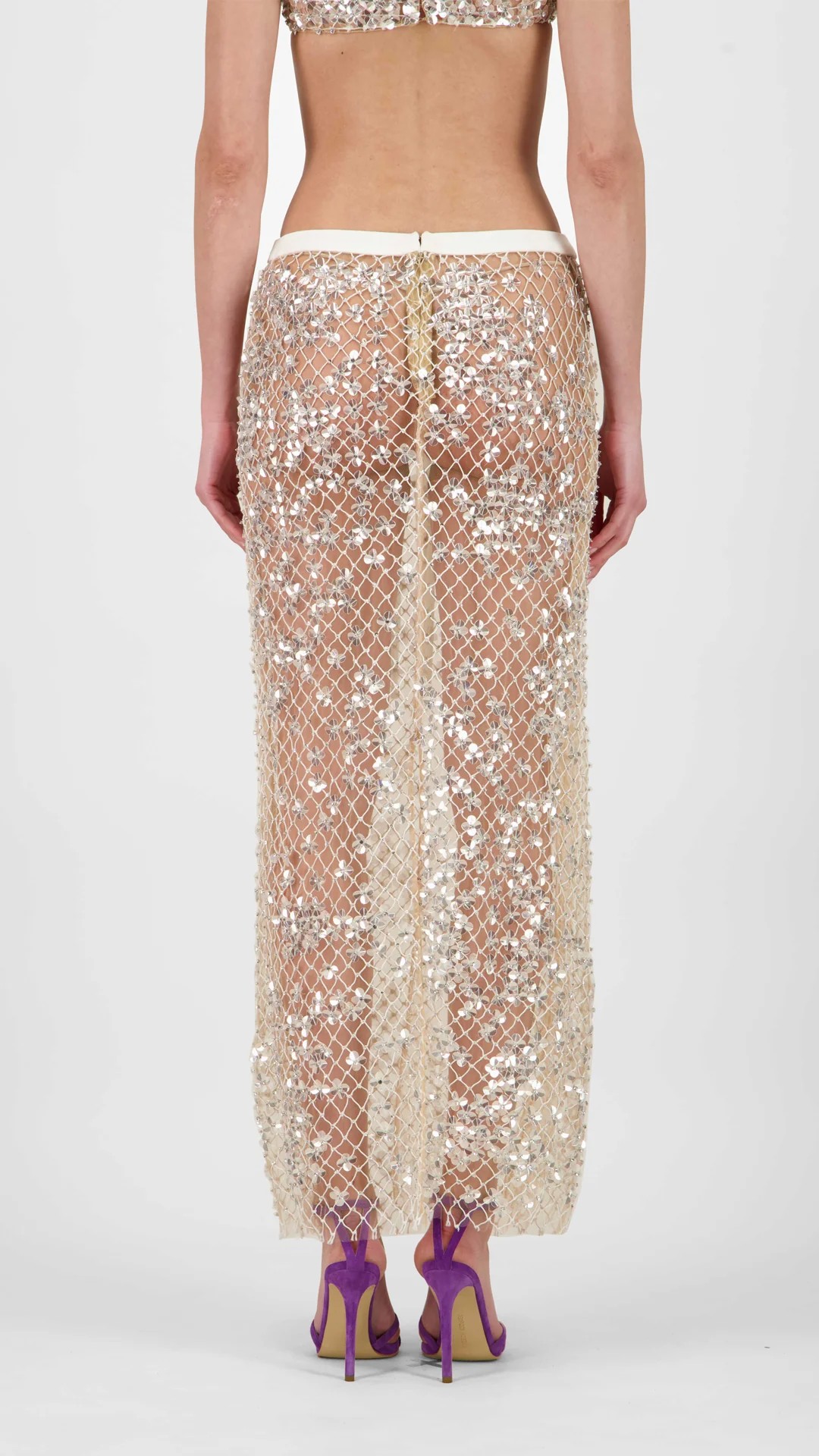 Beaded Sheer Etek