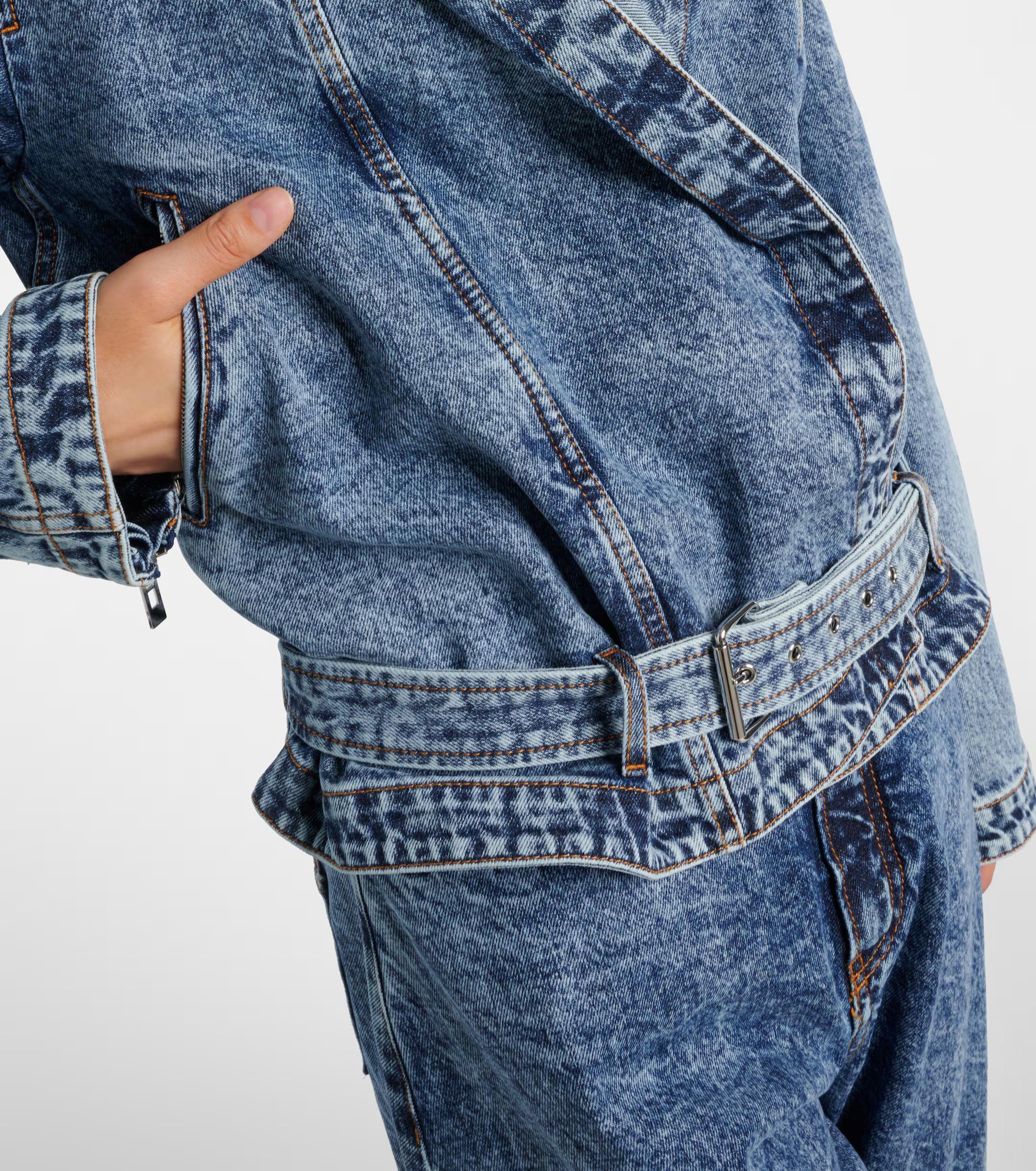 Biker Denim Ceket