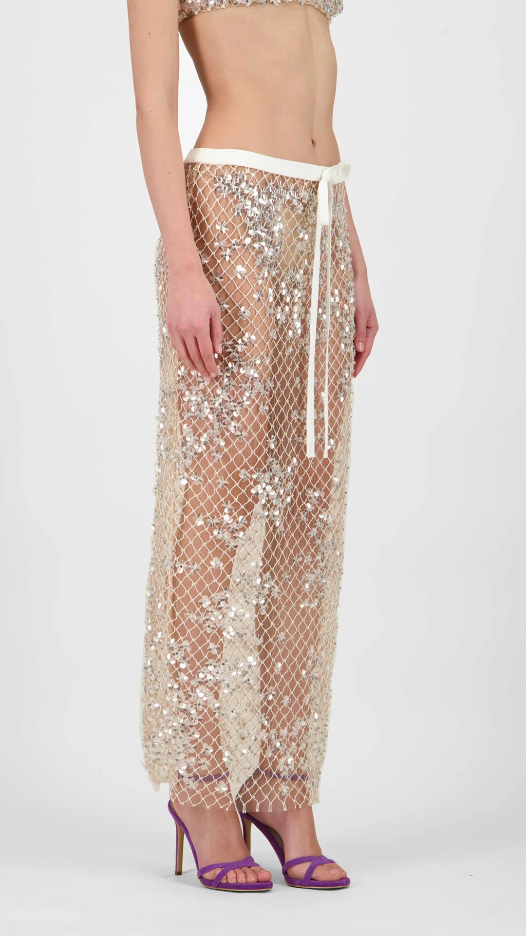 Beaded Sheer Etek
