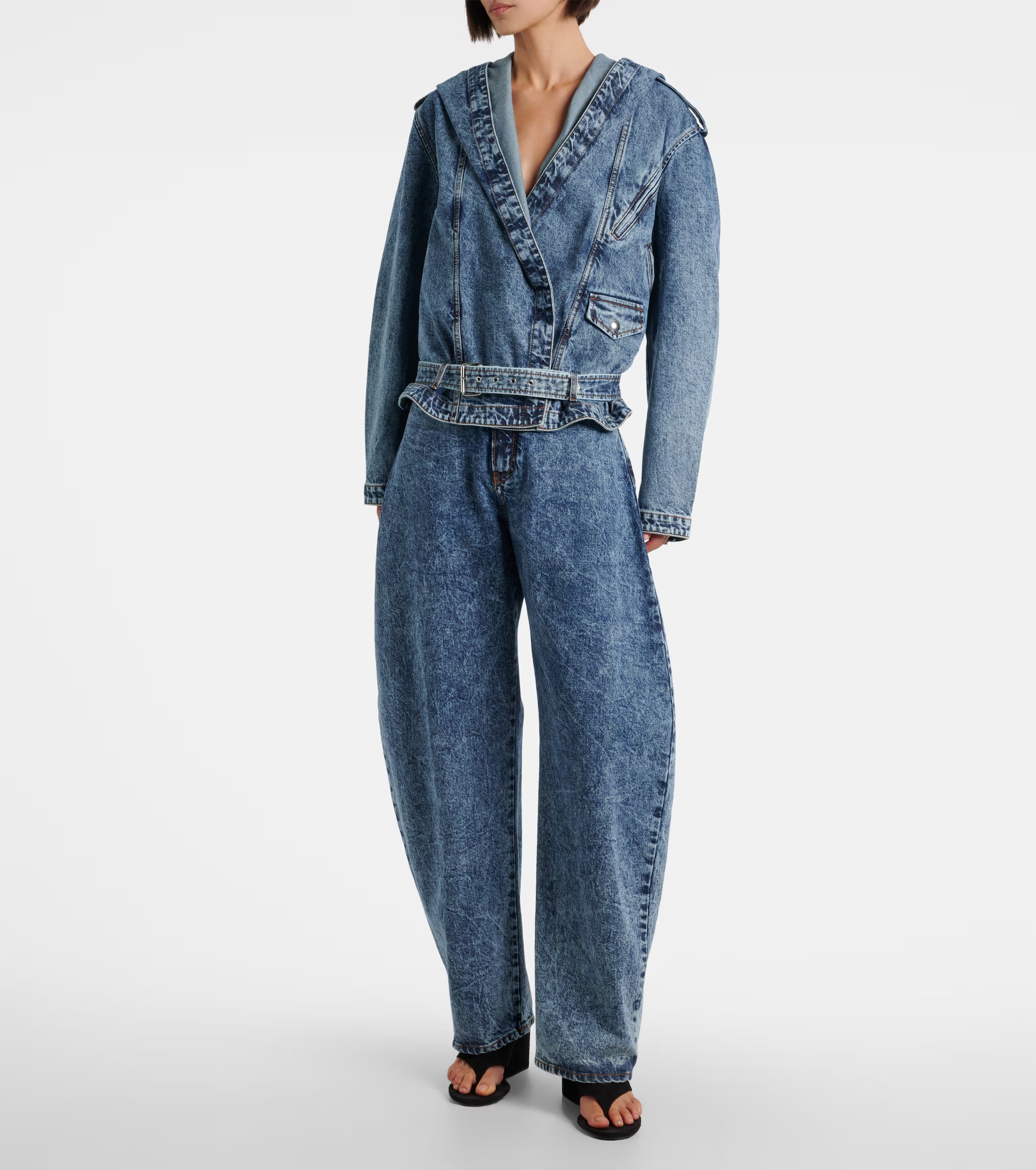 Biker Denim Ceket