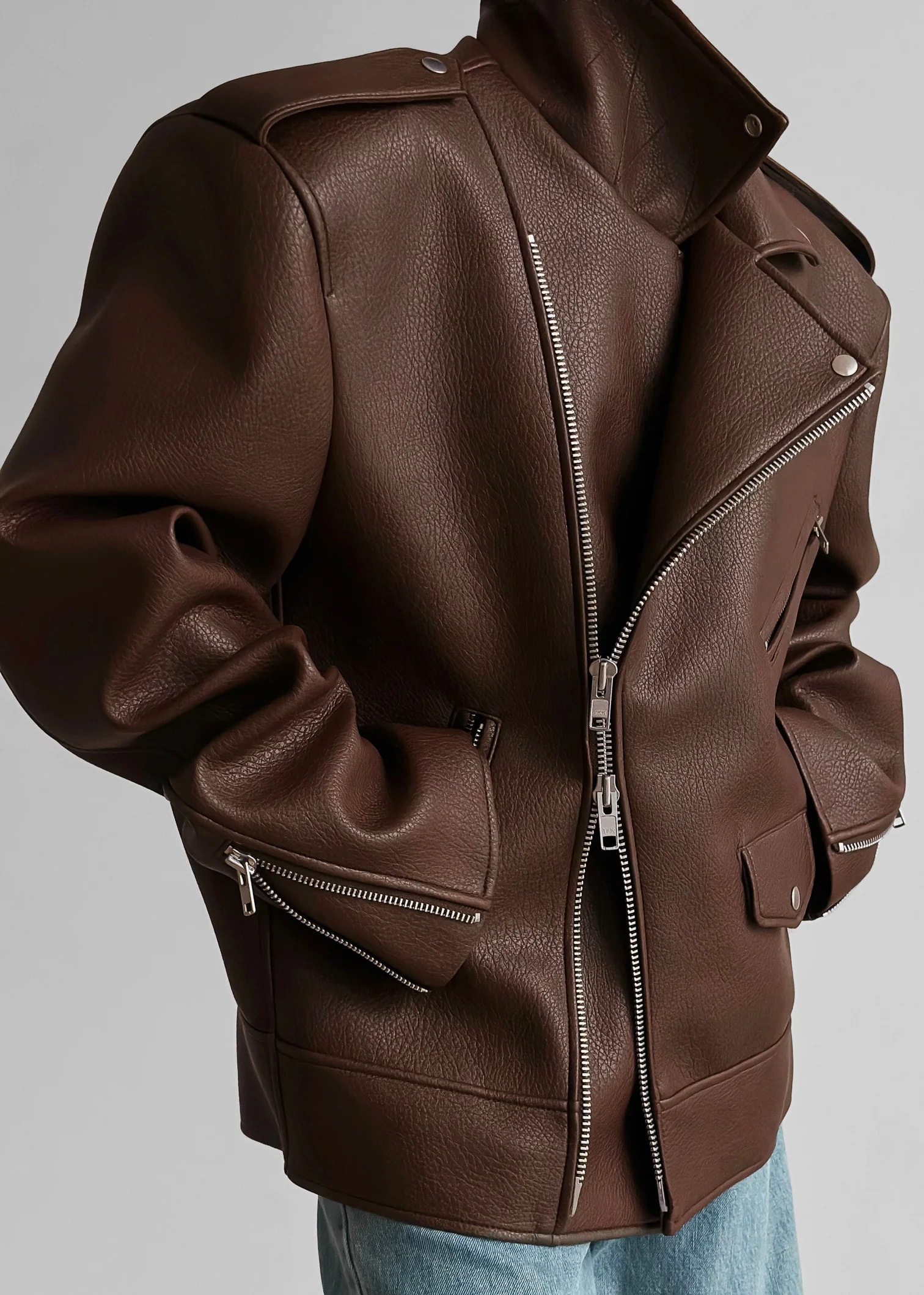 Chicago Oversized Biker Ceket