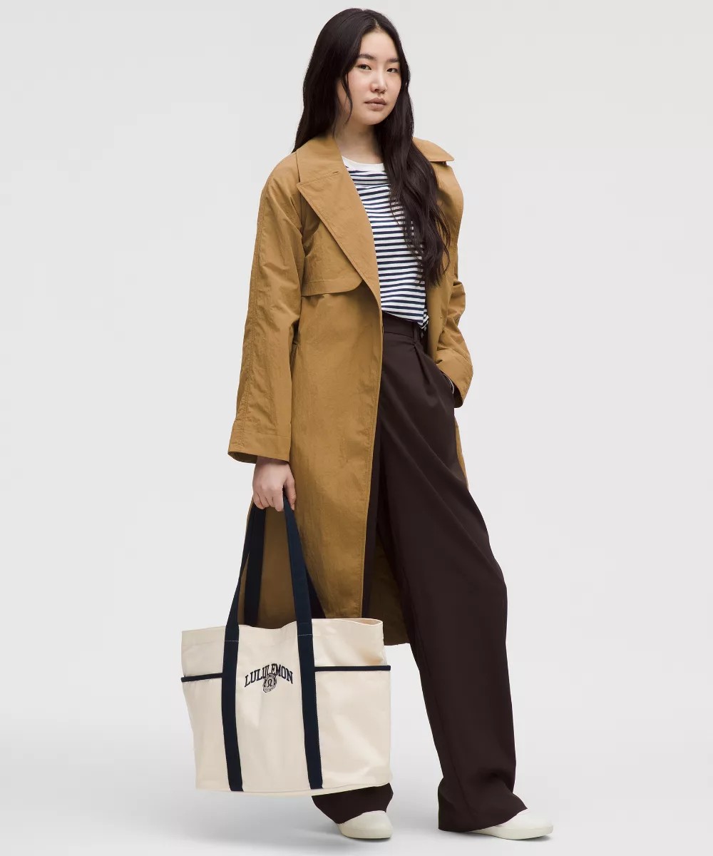 College Kanvas Tote Çanta