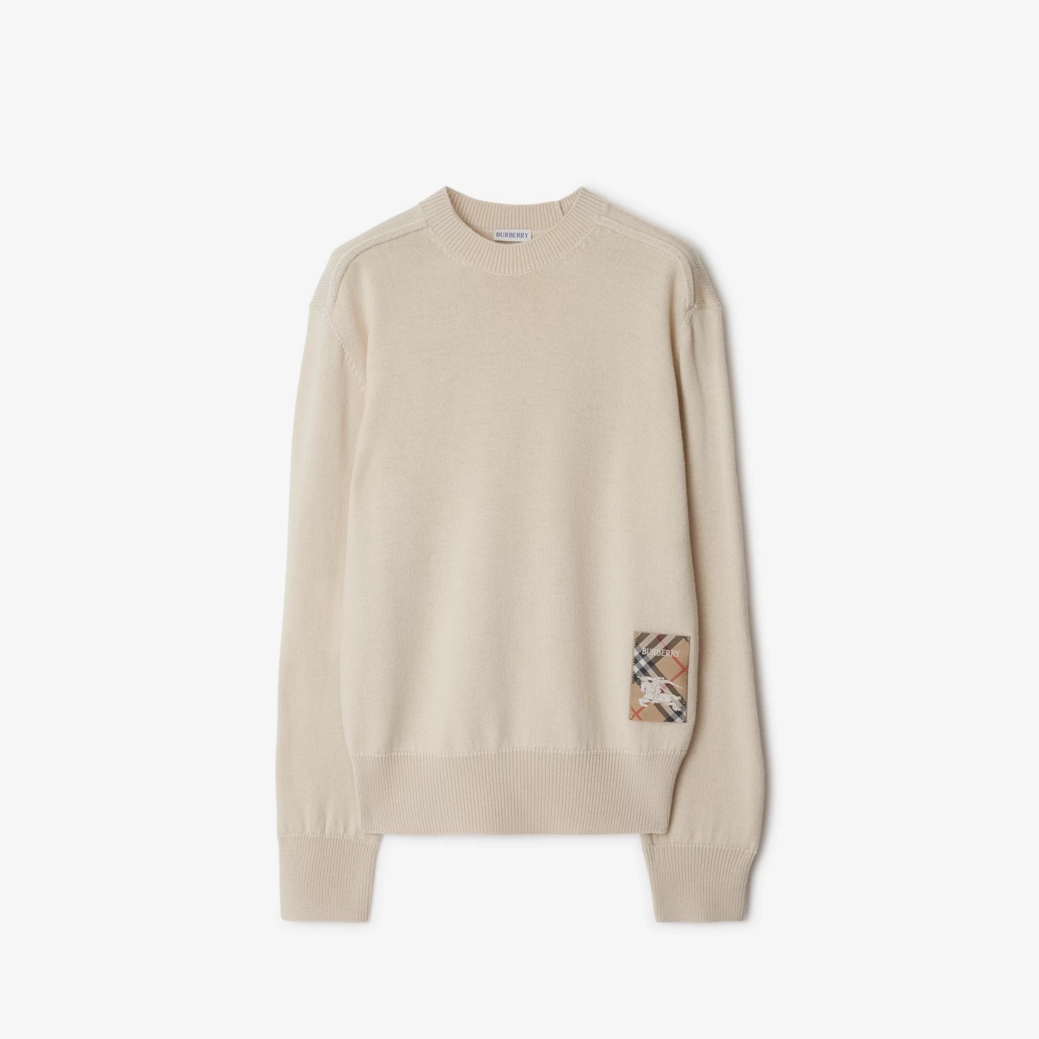 Check Label Yün Kazak