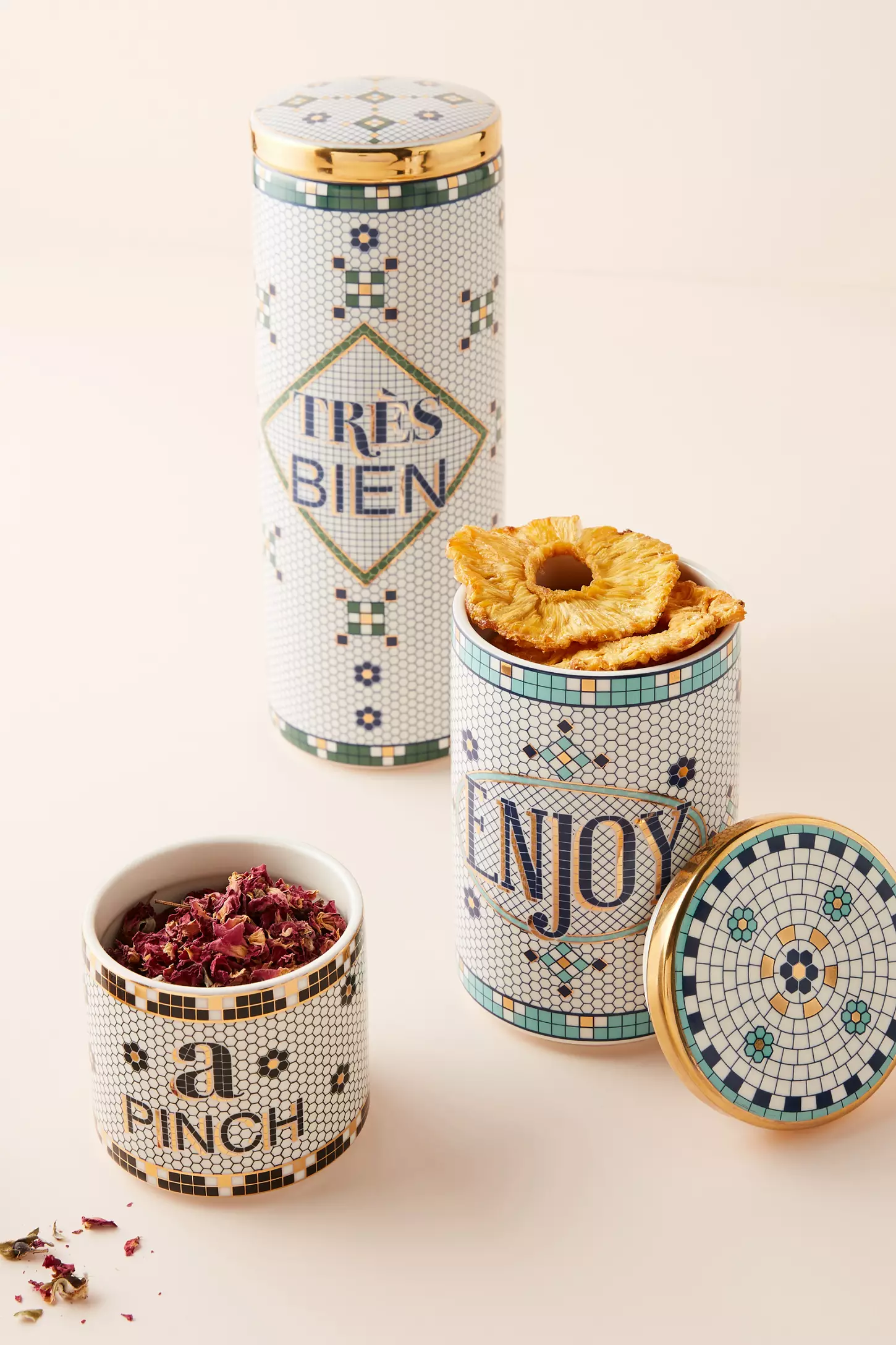 Bistro Tile Enjoy Saklama Kabı M