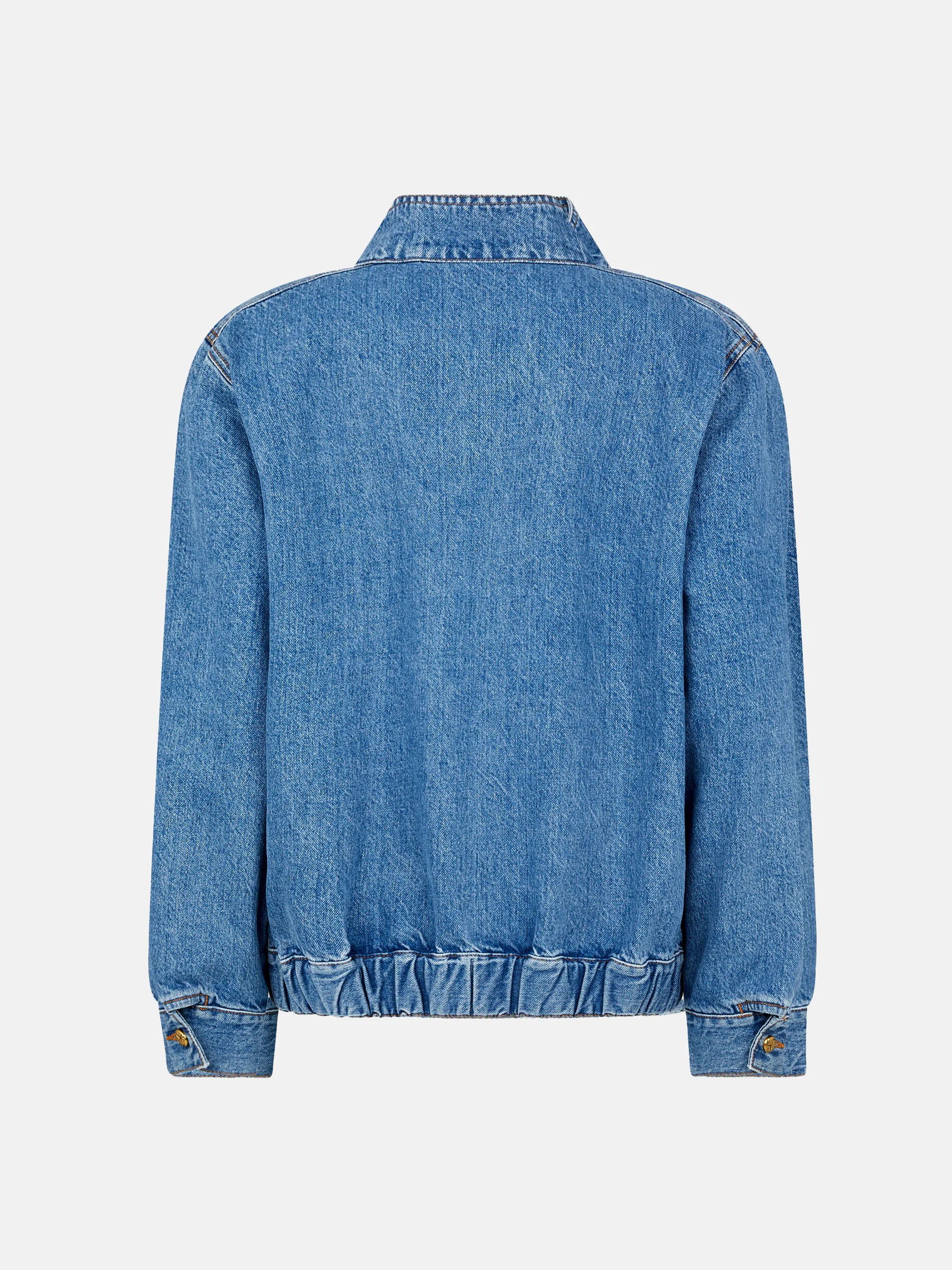 Cleo Denim Bomber