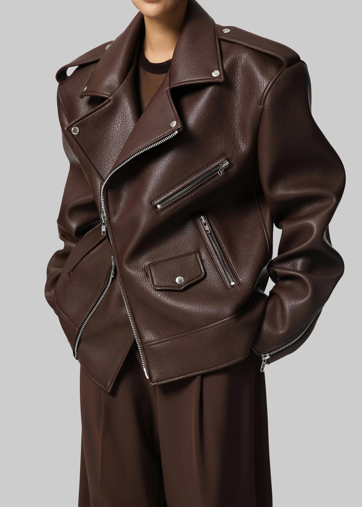 Chicago Oversized Biker Ceket